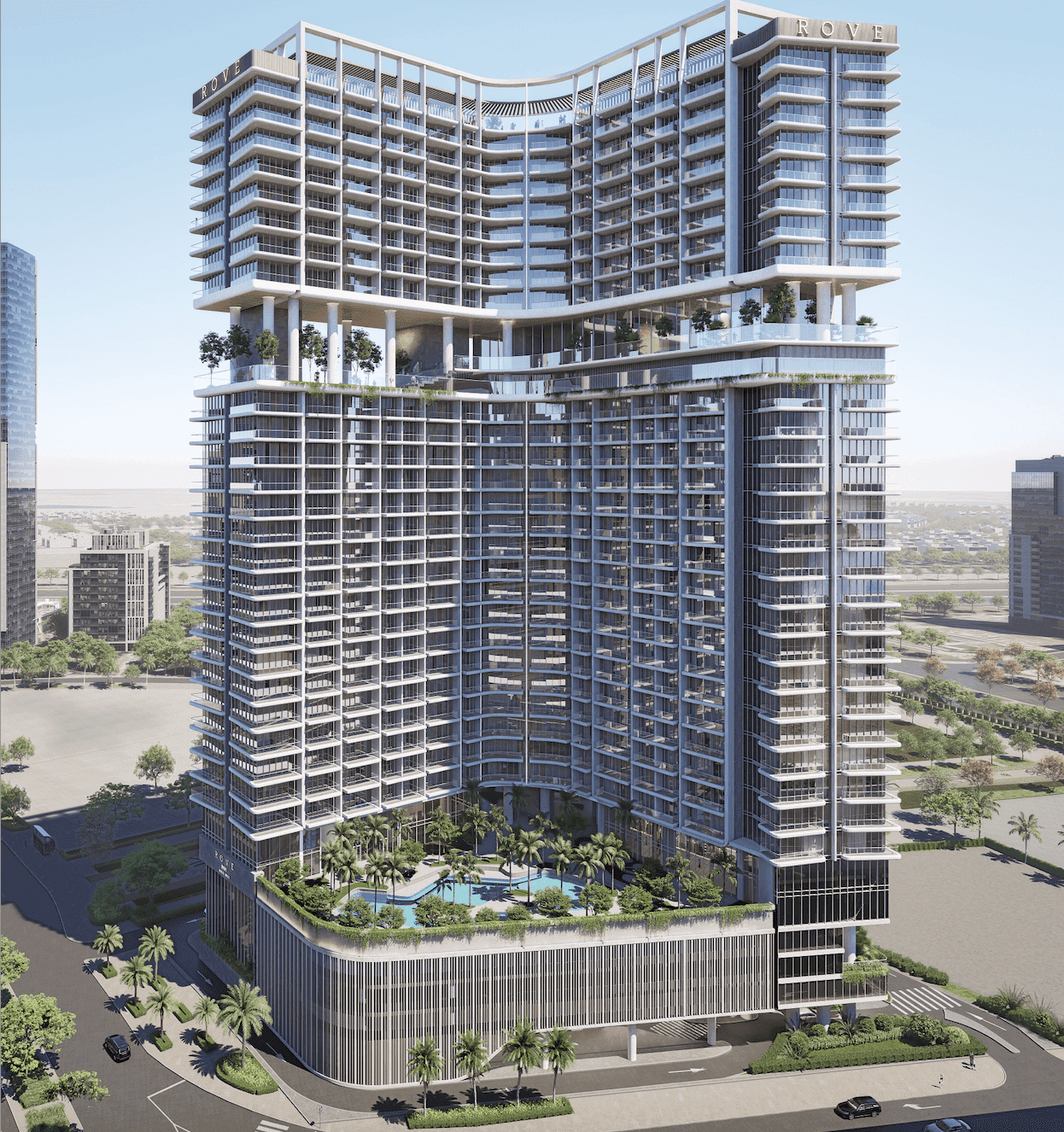 Rove Home Marasi Drive exterior view - Business Bay, Dubai - by Irth Development
