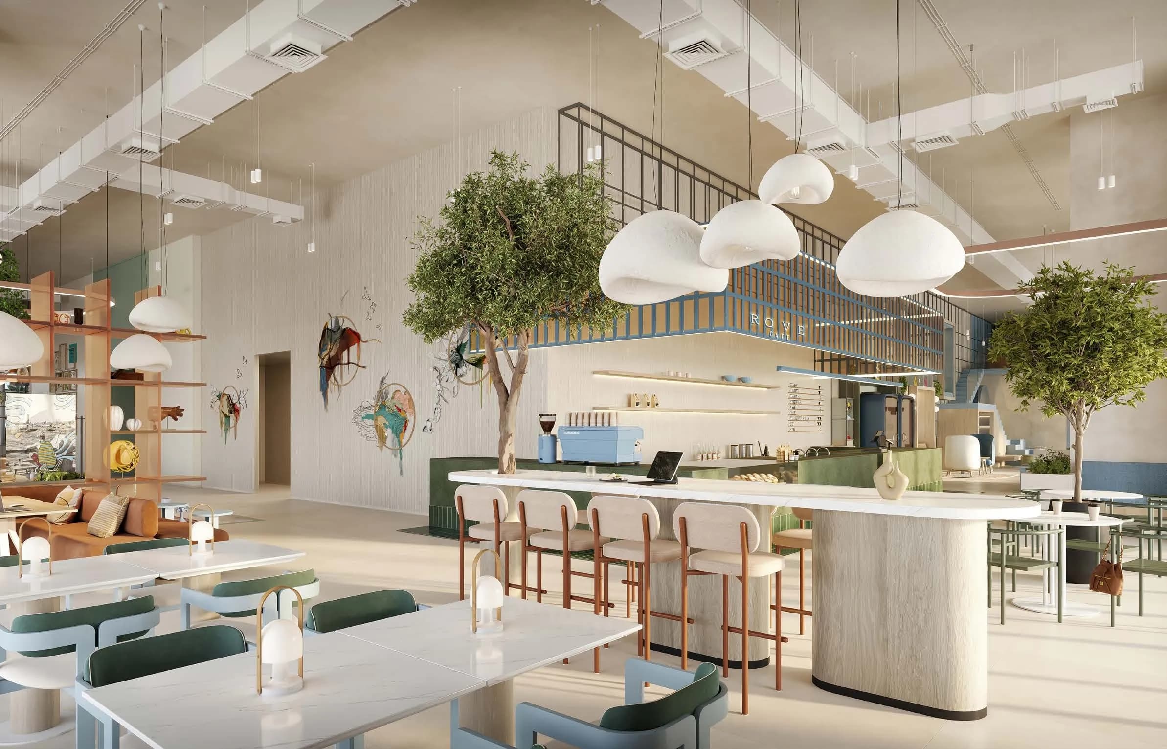 Rove Home Meydan Horizon amenity Rove Cafe - Meydan, Dubai - by ALAIN