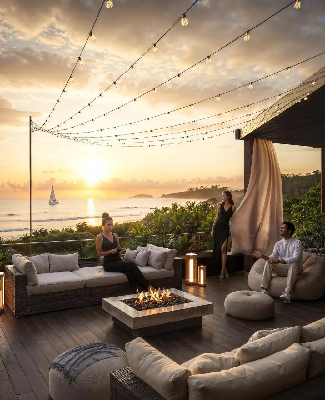 Royal Oasis Black Edition (77-Year Leasehold) amenity Fire Pit Area - Bali, Dubai - by NEXA