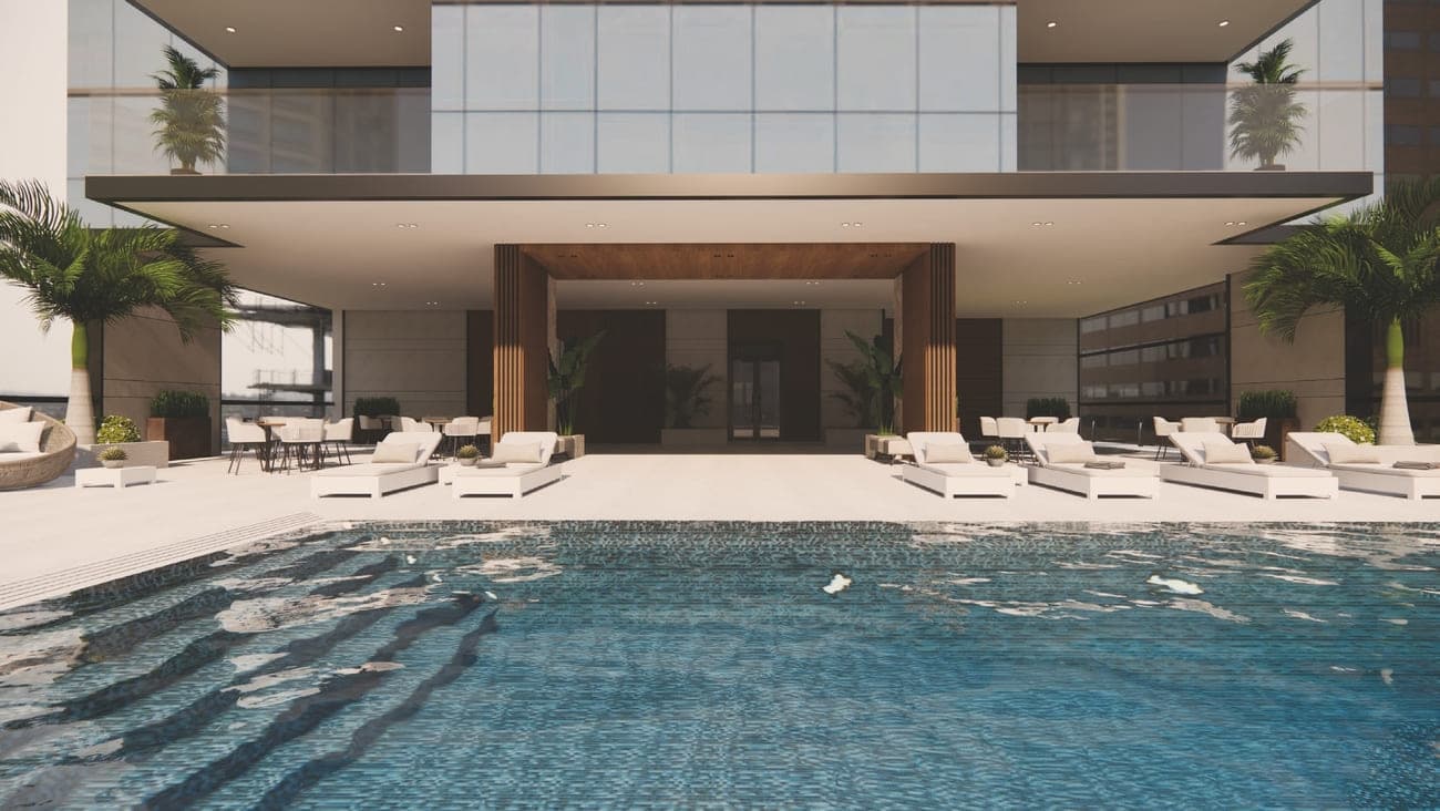 Royal Regency amenity Pool & Recreation Area - Business Bay, Dubai - by Al Seeb Developers
