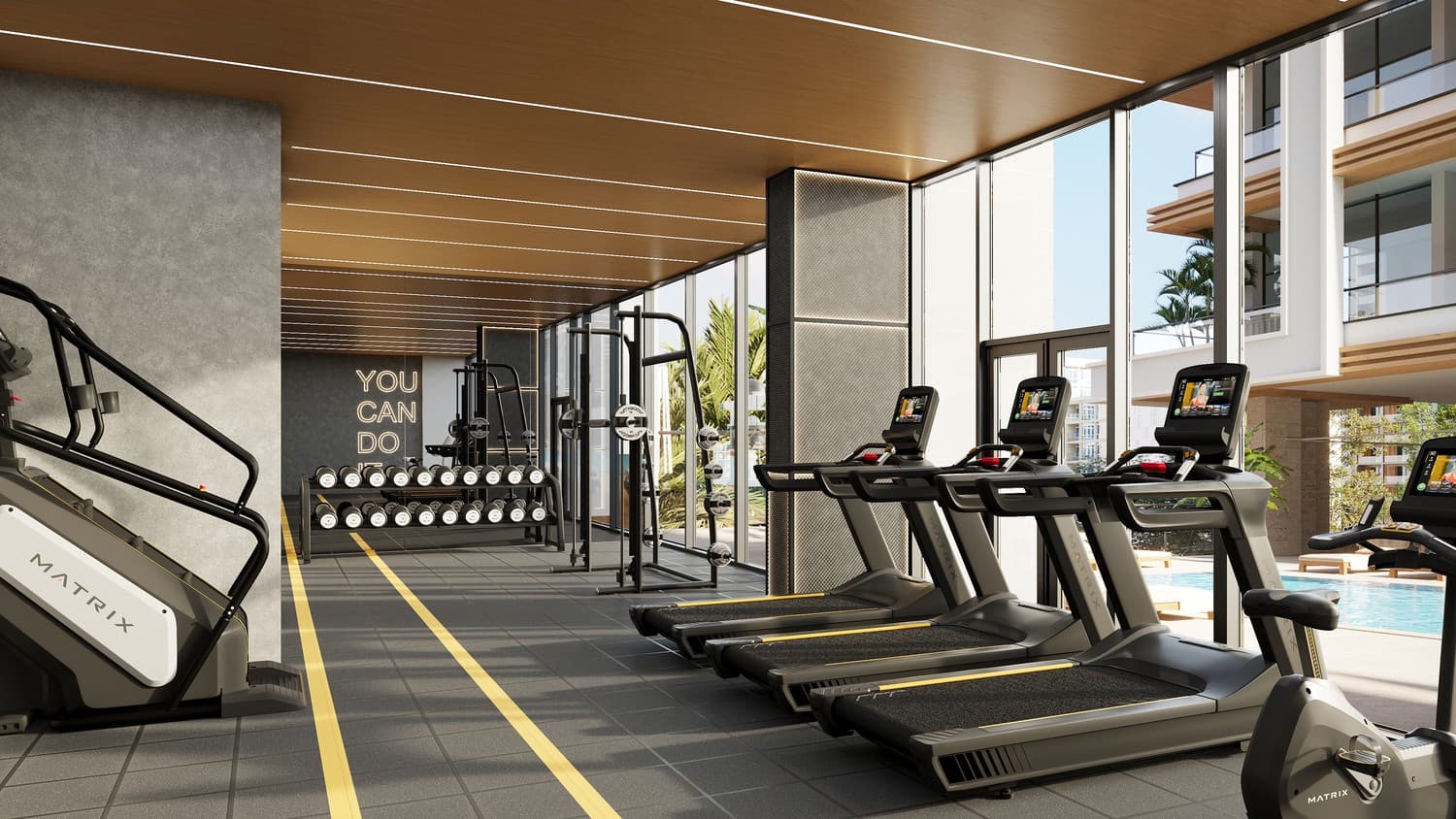 Royal Regency Suites amenity Modern Gym And Health Club - Business Bay, Dubai - by Al Seeb Developers