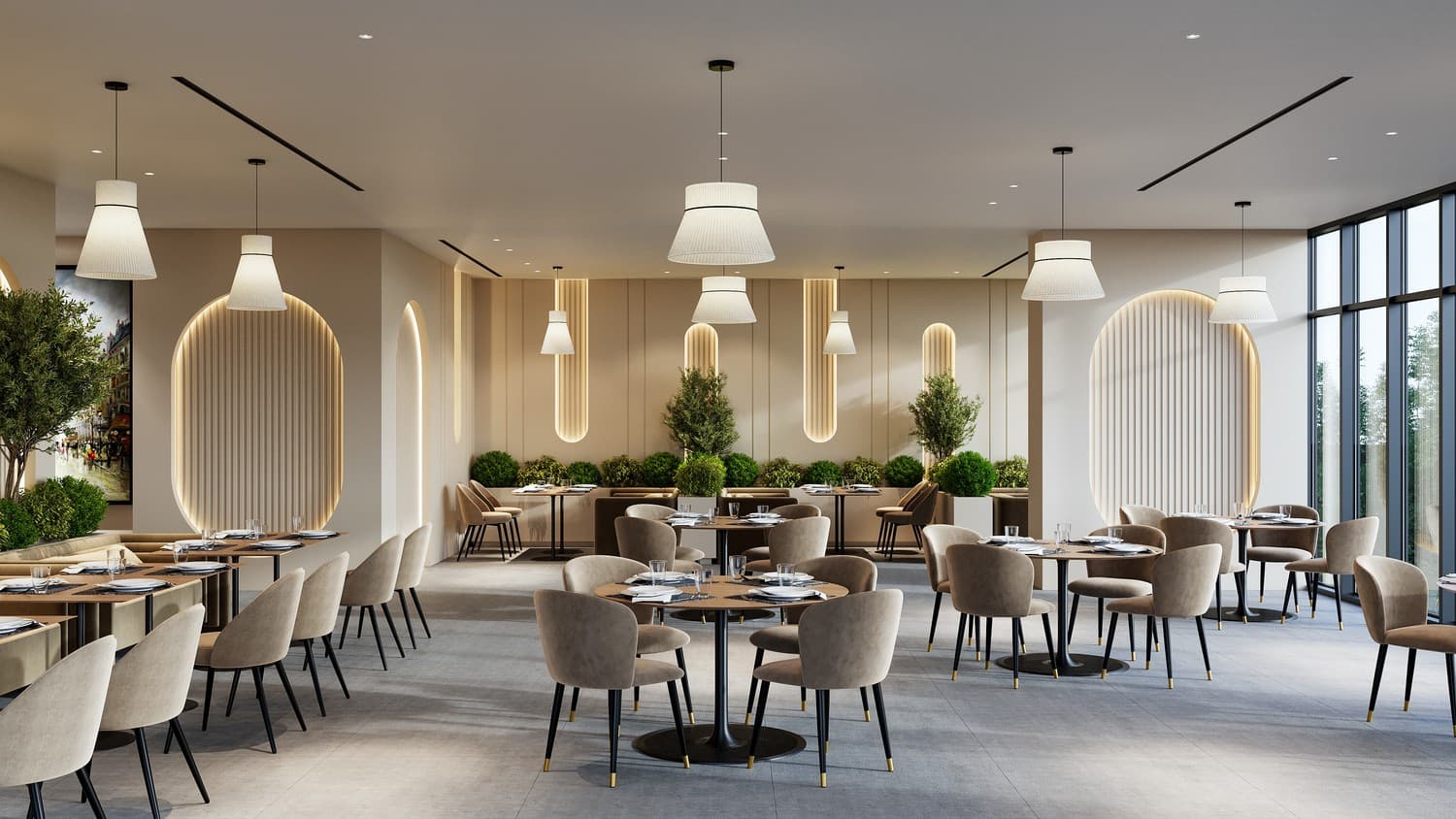 Royal Regency Suites amenity Restaurant On The First Floor in Business Bay, Dubai, by Al Seeb Developers