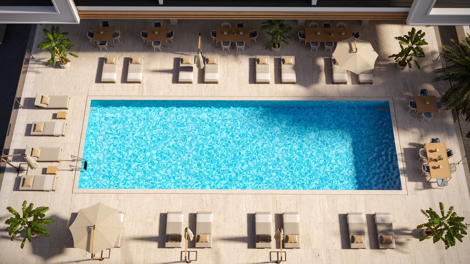 Royal Regency Suites amenity Swimming Pool, Jacuzzi And Open Recreation Area - Business Bay, Dubai - by Al Seeb Developers