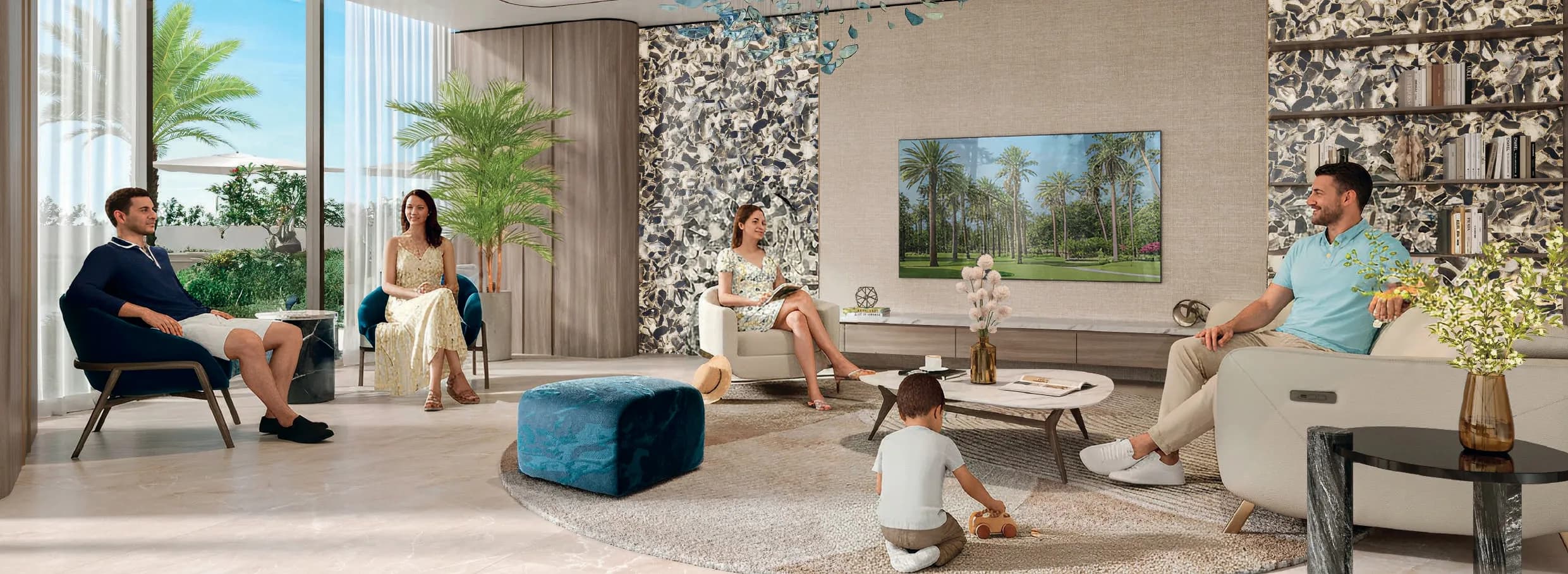 Royal Yacht Club Residence amenity Multi-Purpose Community Lounge - Dubai Islands, Dubai - by Azimuth Development