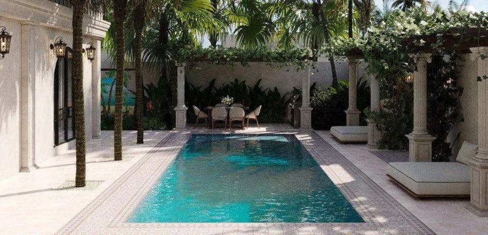 Royalin Villas amenity Private Pool - Bali, Dubai - by DM Projects