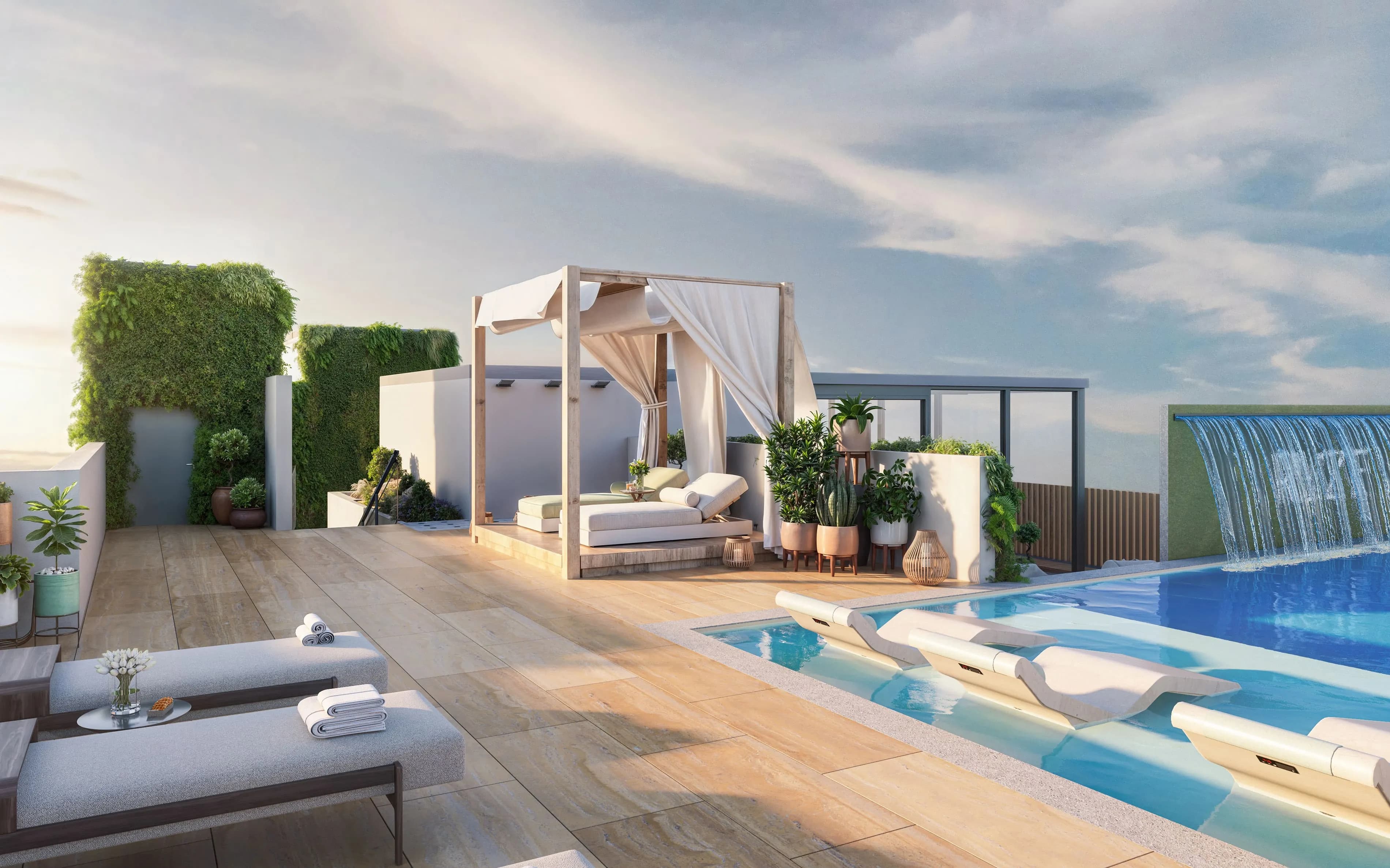 Ryze Residences by AUM Development amenity Cabanas - Dubai International City, Dubai - by AUM Development
