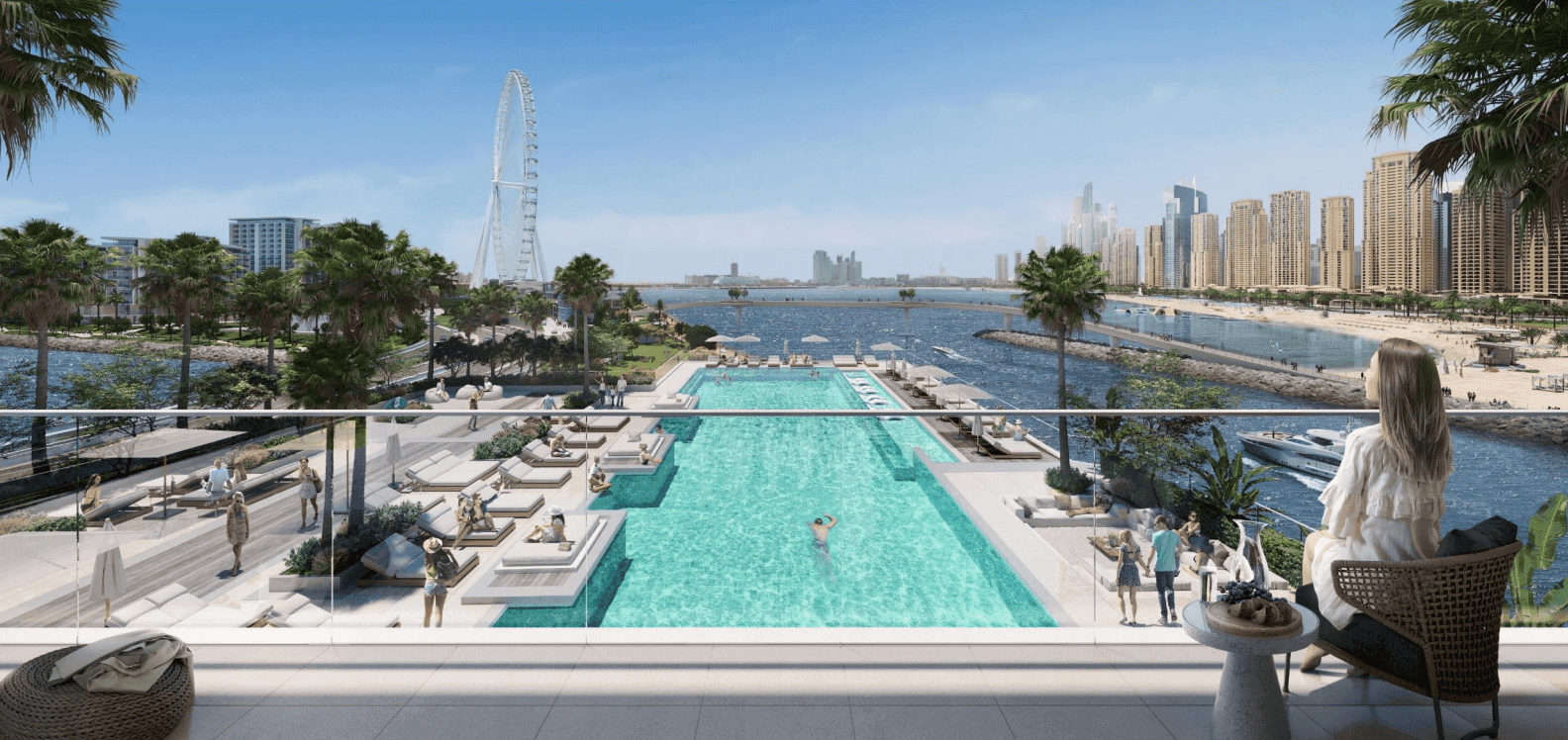 S-tower amenity Temperature Controlled Infinity-Edge Swimming Pool in Dubai Internet City, Dubai, by Sobha