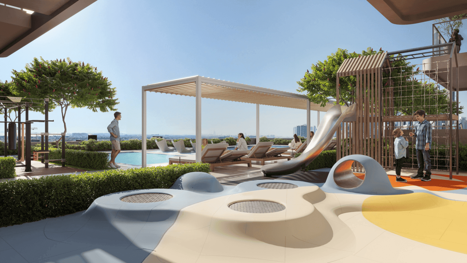 S1LV1ANA Park amenity Outdoor Kids Play - JVT (Jumeirah Village Triangle), Dubai - by Object 1