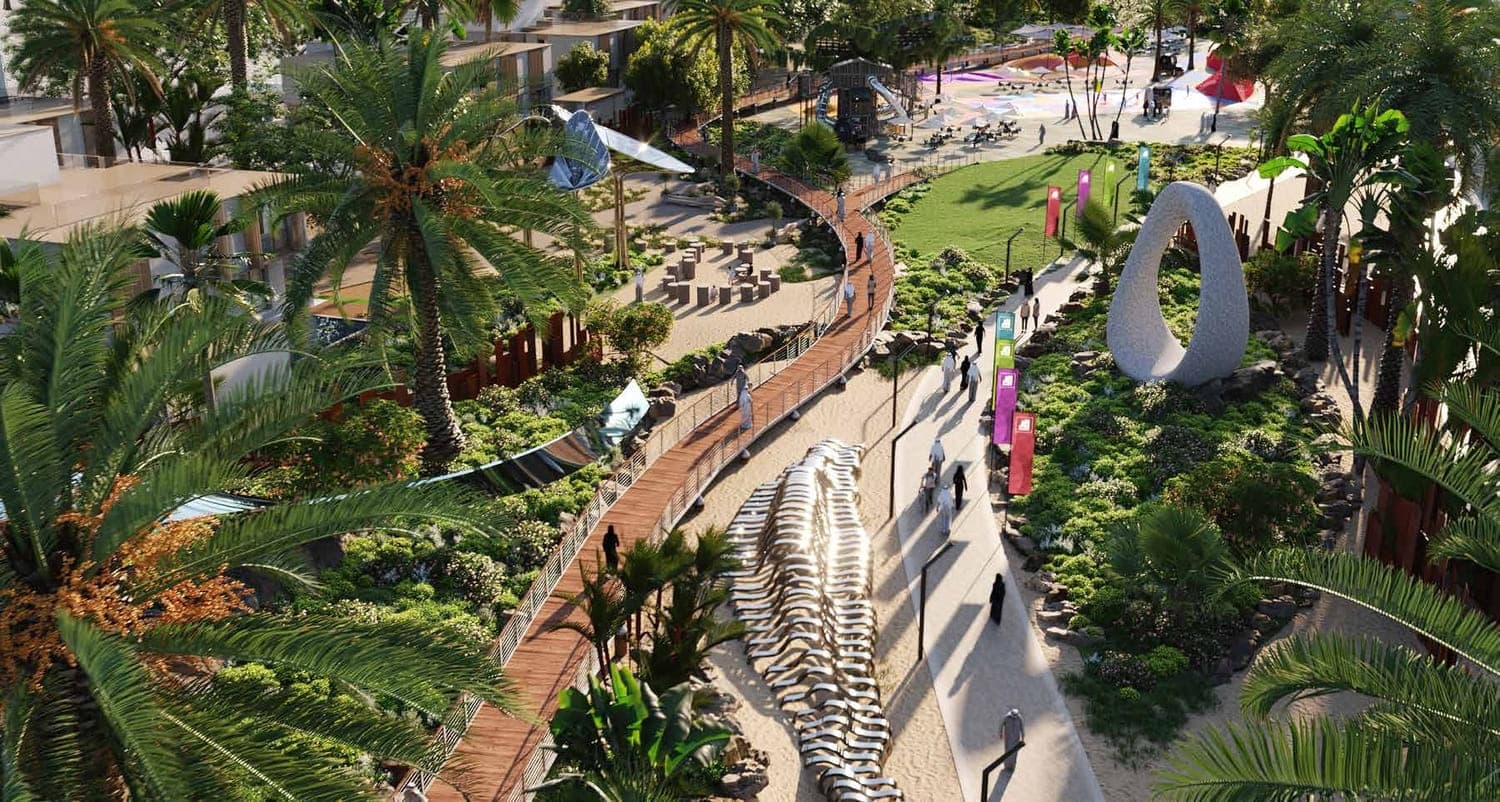 Saadiyat Lagoons amenity Linear Park - Al Saadiyat island, Dubai - by ALDAR