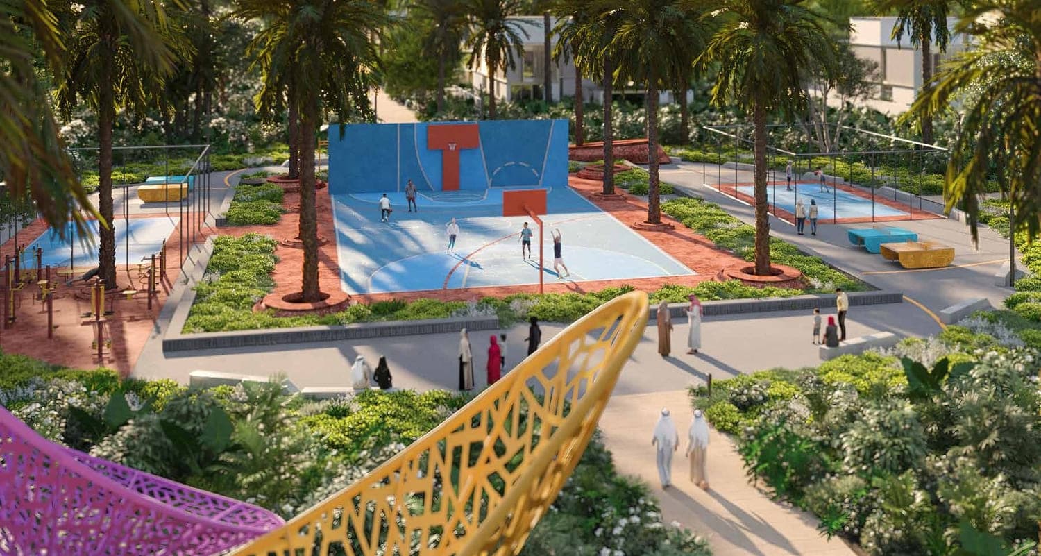 Saadiyat Lagoons amenity Sport Courts - Al Saadiyat island, Dubai - by ALDAR