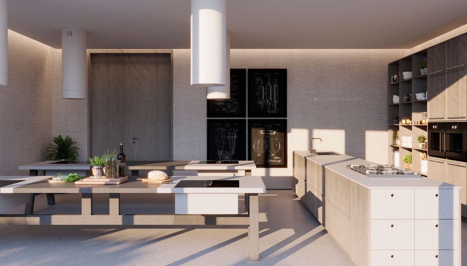 Saas Heights amenity Community Kitchen - Abu Dhabi, Dubai - by SAAS Properties