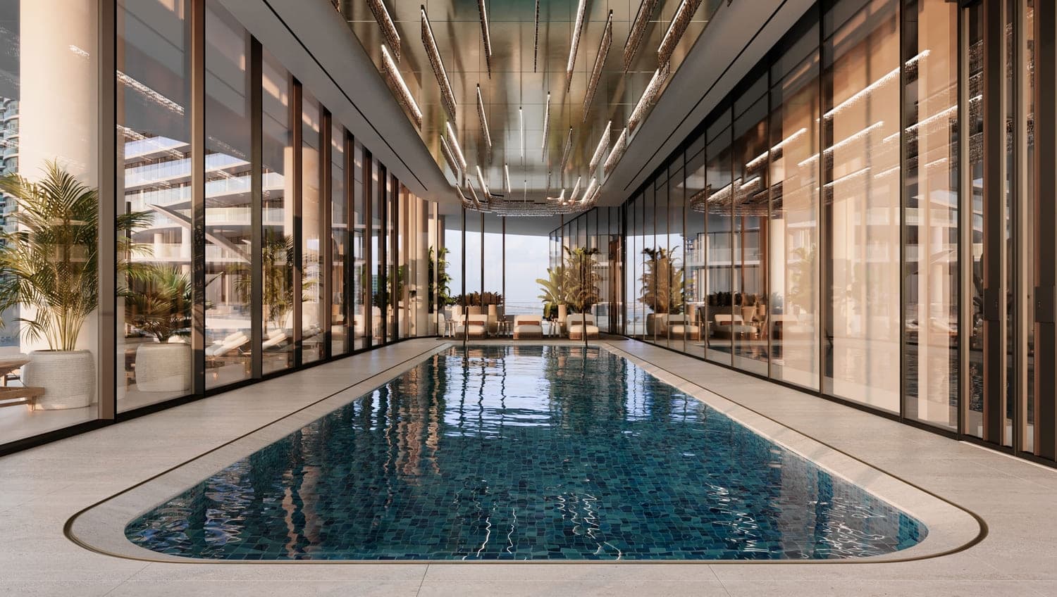 Saas Heights amenity Indoor Swimming Pool - Abu Dhabi, Dubai - by SAAS Properties