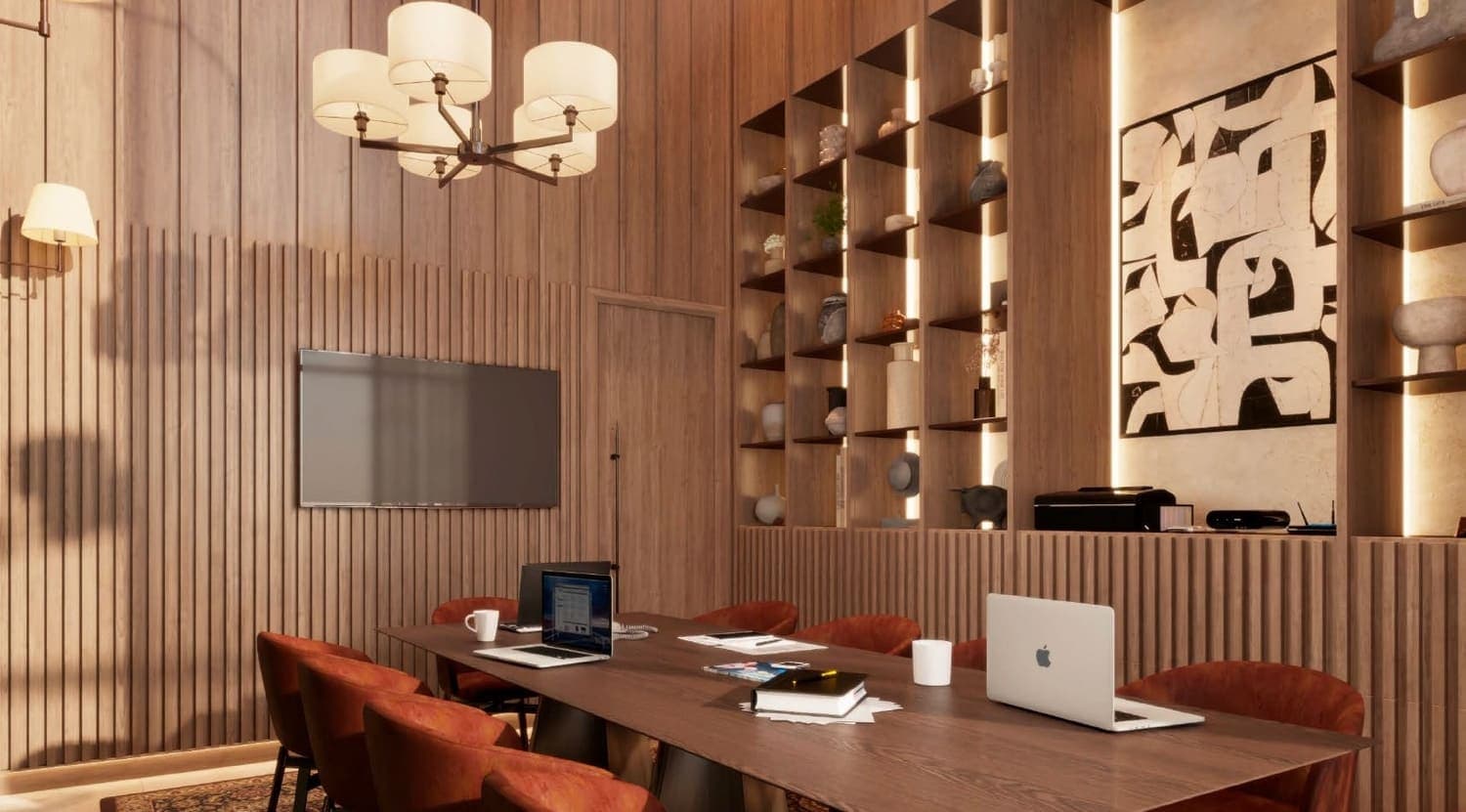 Saas Heights amenity Prestigious Lounge & Meeting Room - Abu Dhabi, Dubai - by SAAS Properties