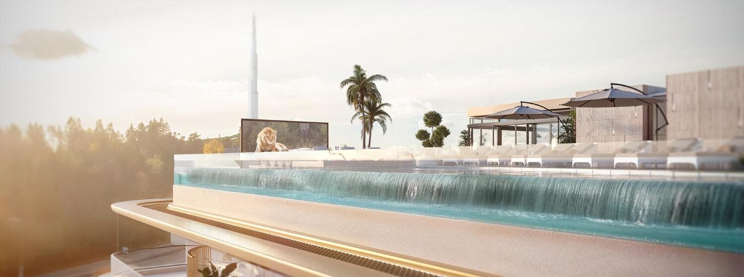 Saddlewood Park amenity Rooftop Infinity Pool - Meydan (Nad Al Sheba 1), Dubai - by MAK Developers