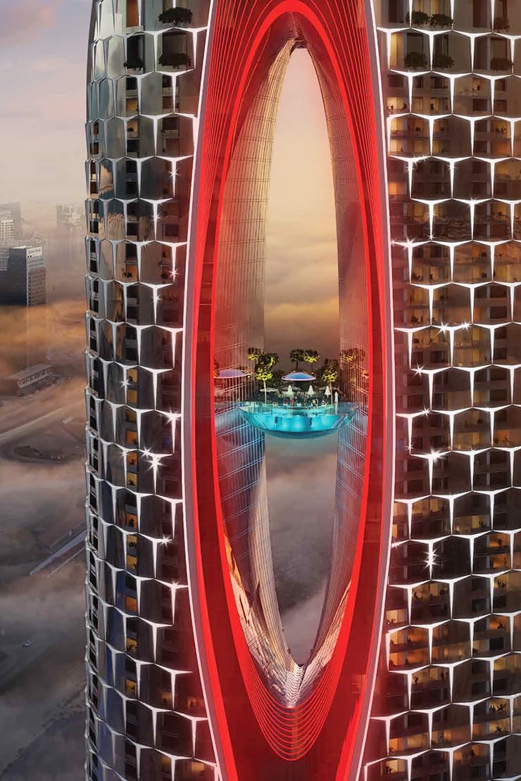 Safa Two de Grisogono amenity Hanging Garden in Business Bay, Dubai, by DAMAC