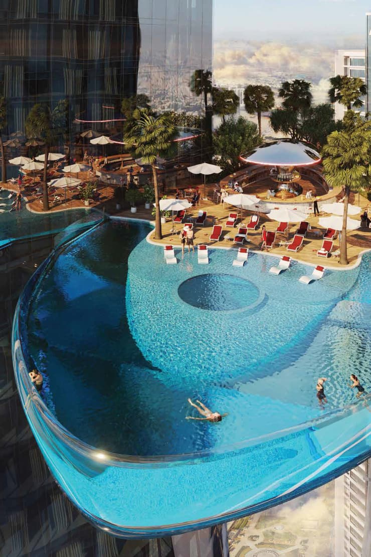 Safa Two de Grisogono amenity Two Unique Beach Pools in Business Bay, Dubai, by DAMAC