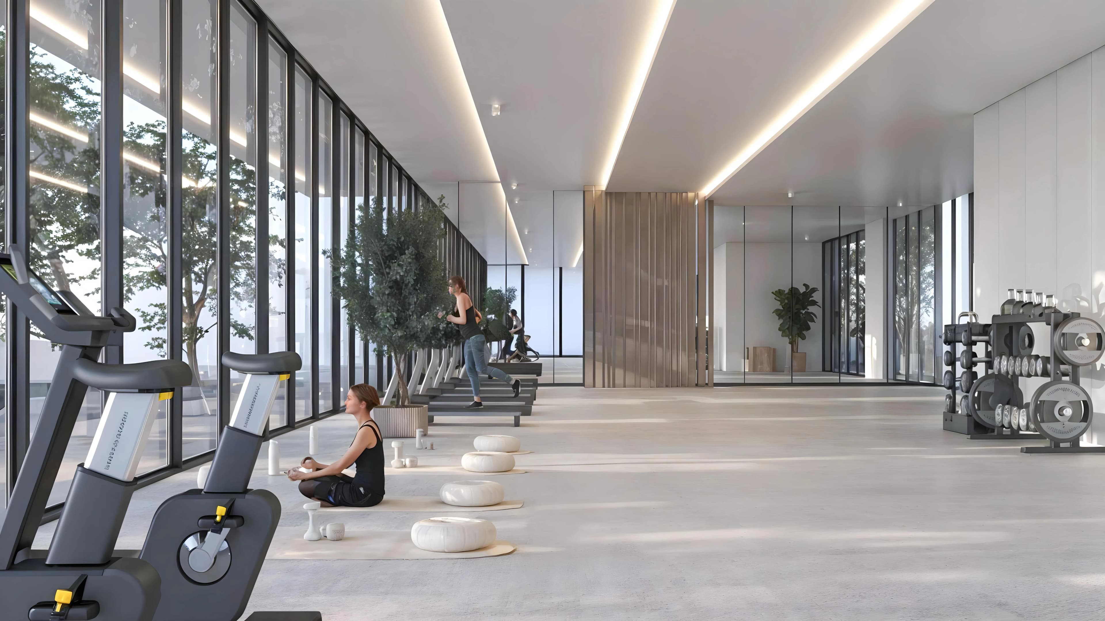 Sakura Gardens amenity Gym - Wadi Al Safa 2, Dubai - by HRE Development