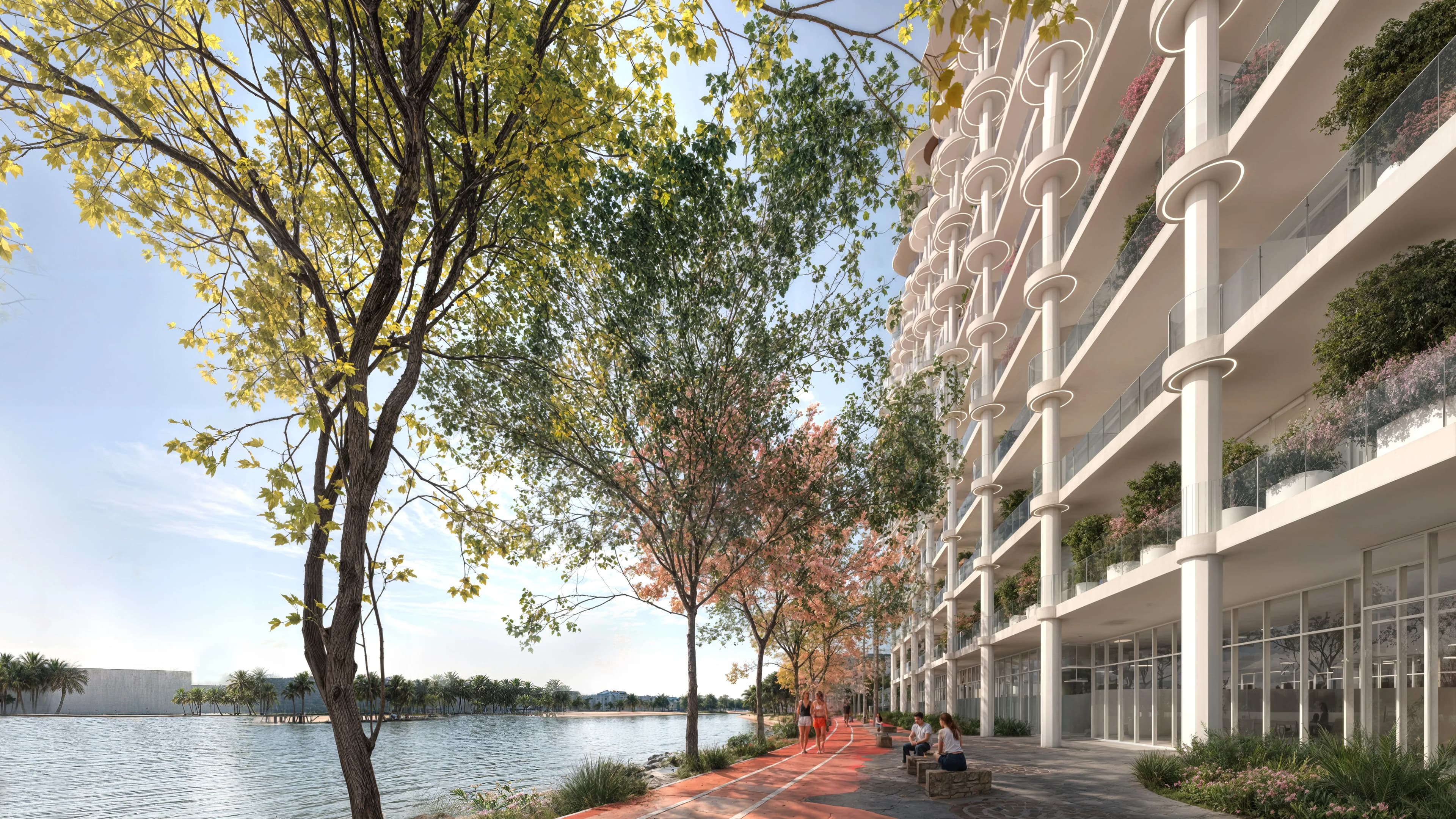 Sakura Gardens amenity Running Track - Wadi Al Safa 2, Dubai - by HRE Development