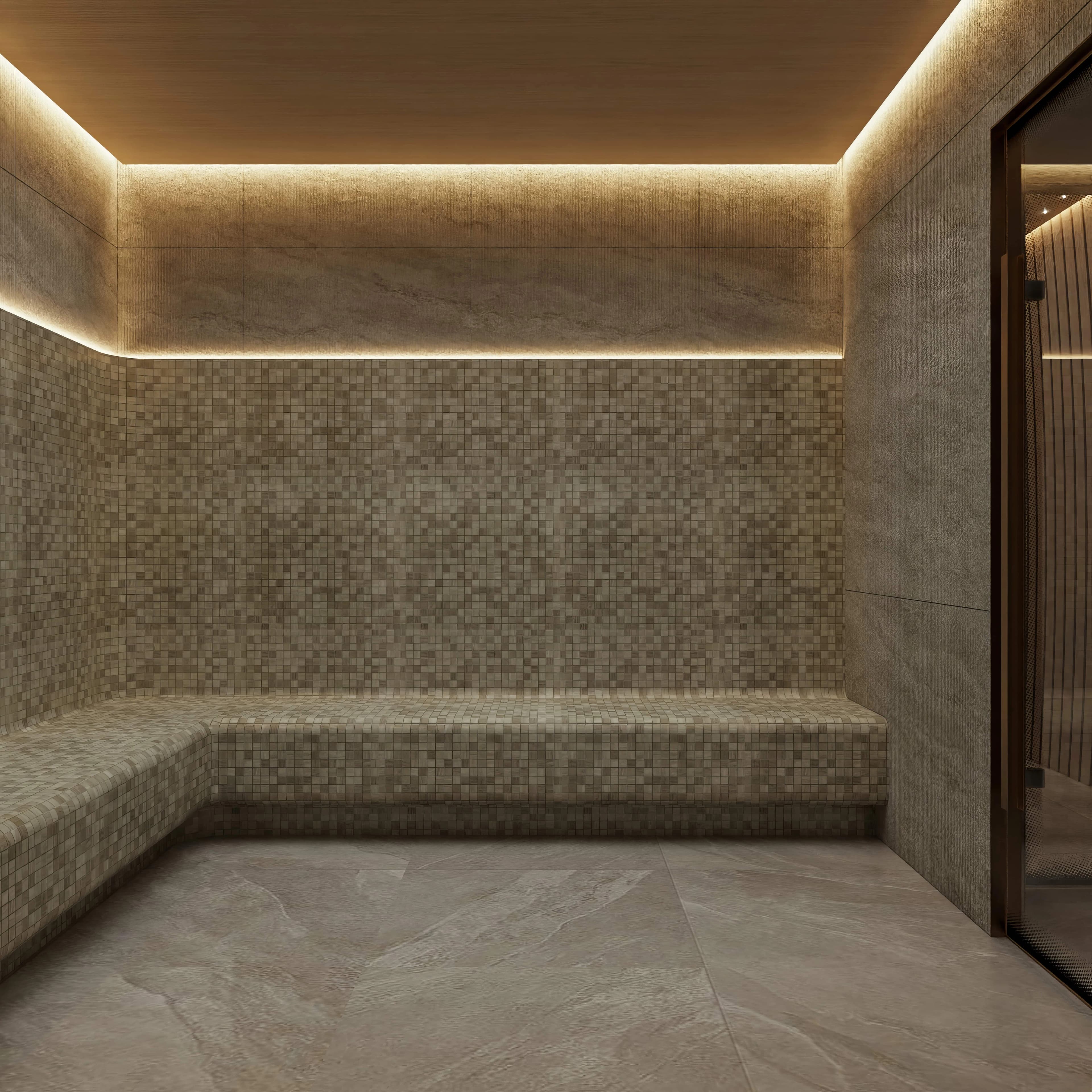 Sakura Gardens amenity Sauna&Steam Room - Wadi Al Safa 2, Dubai - by HRE Development