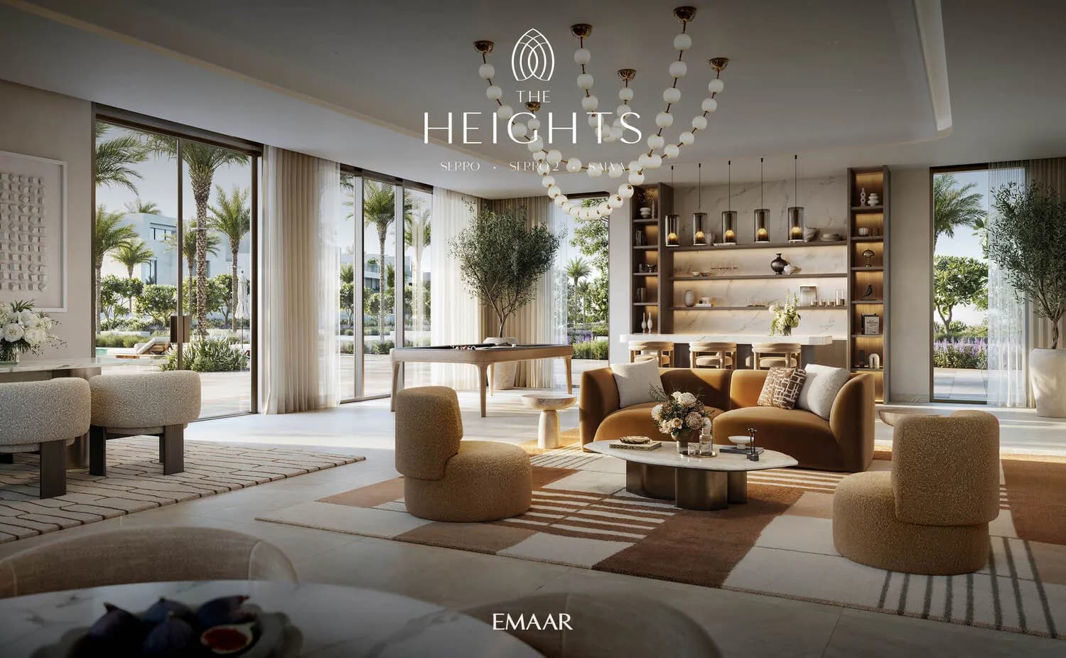 Salva amenity Clubhouse - The Heights, Dubai - by Emaar