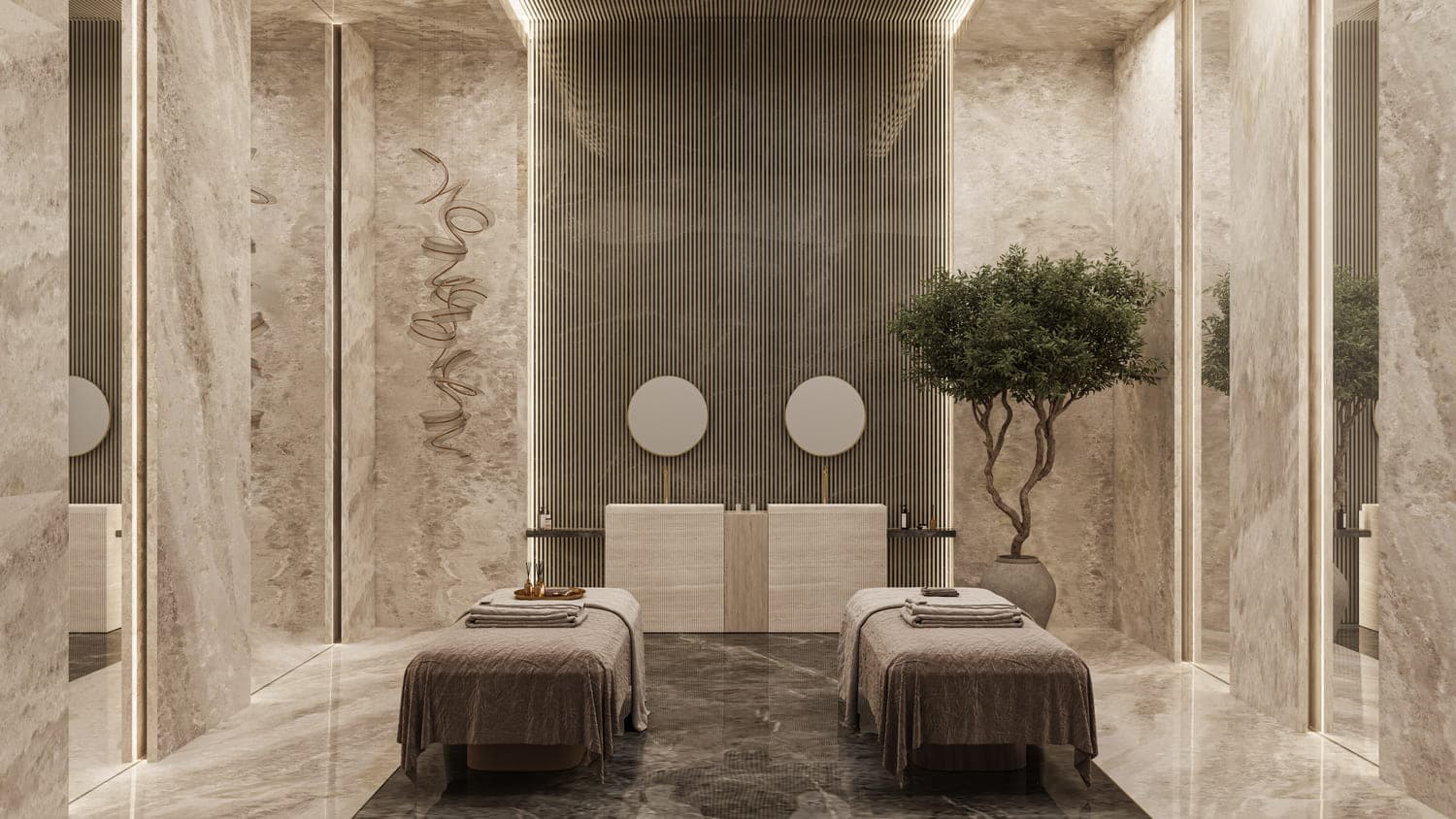 Samana Barari Heights amenity Steam & Sauna Room - Majan, Dubai - by Samana