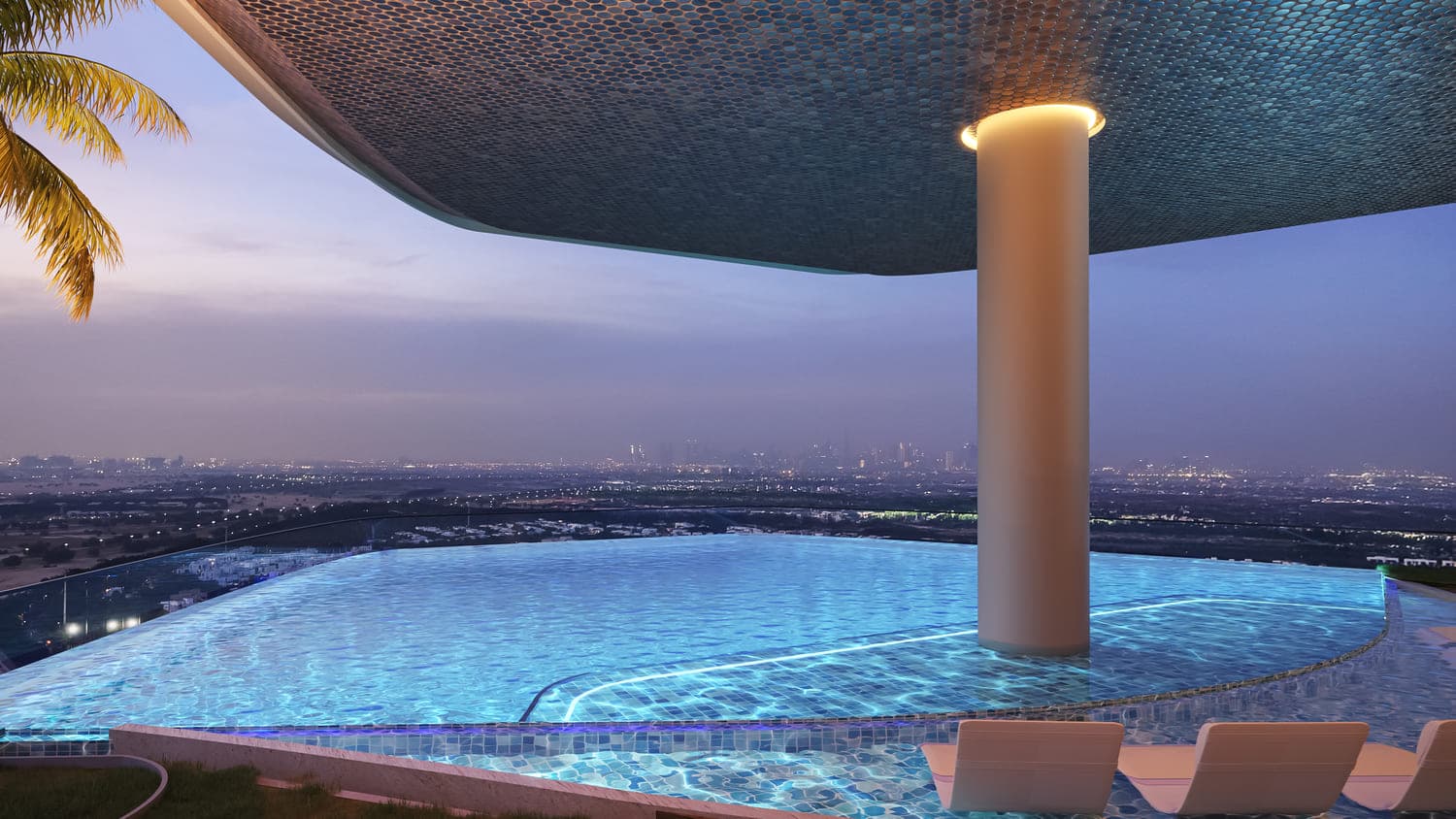 Samana Barari Heights amenity Swimming Pool - Majan, Dubai - by Samana
