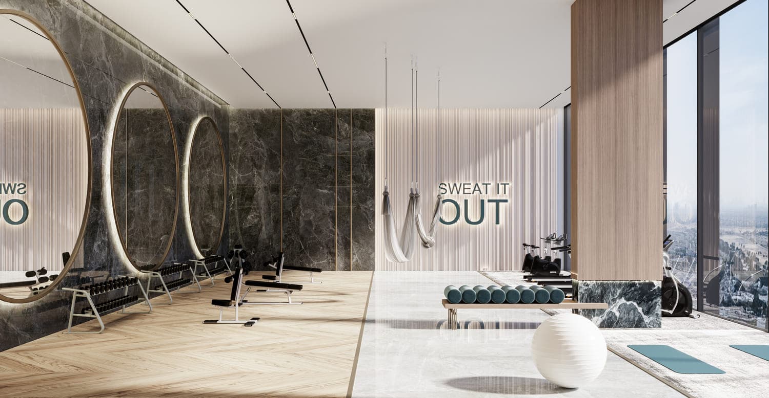 Samana Barari Heights amenity Wellness Studio - Majan, Dubai - by Samana