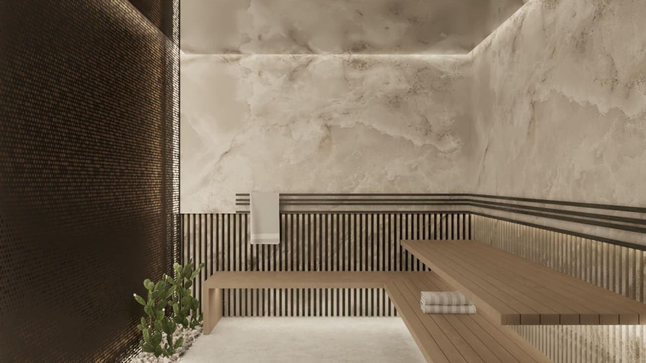 Samana Barari Lagoons amenity Sauna - Majan, Dubai - by Samana