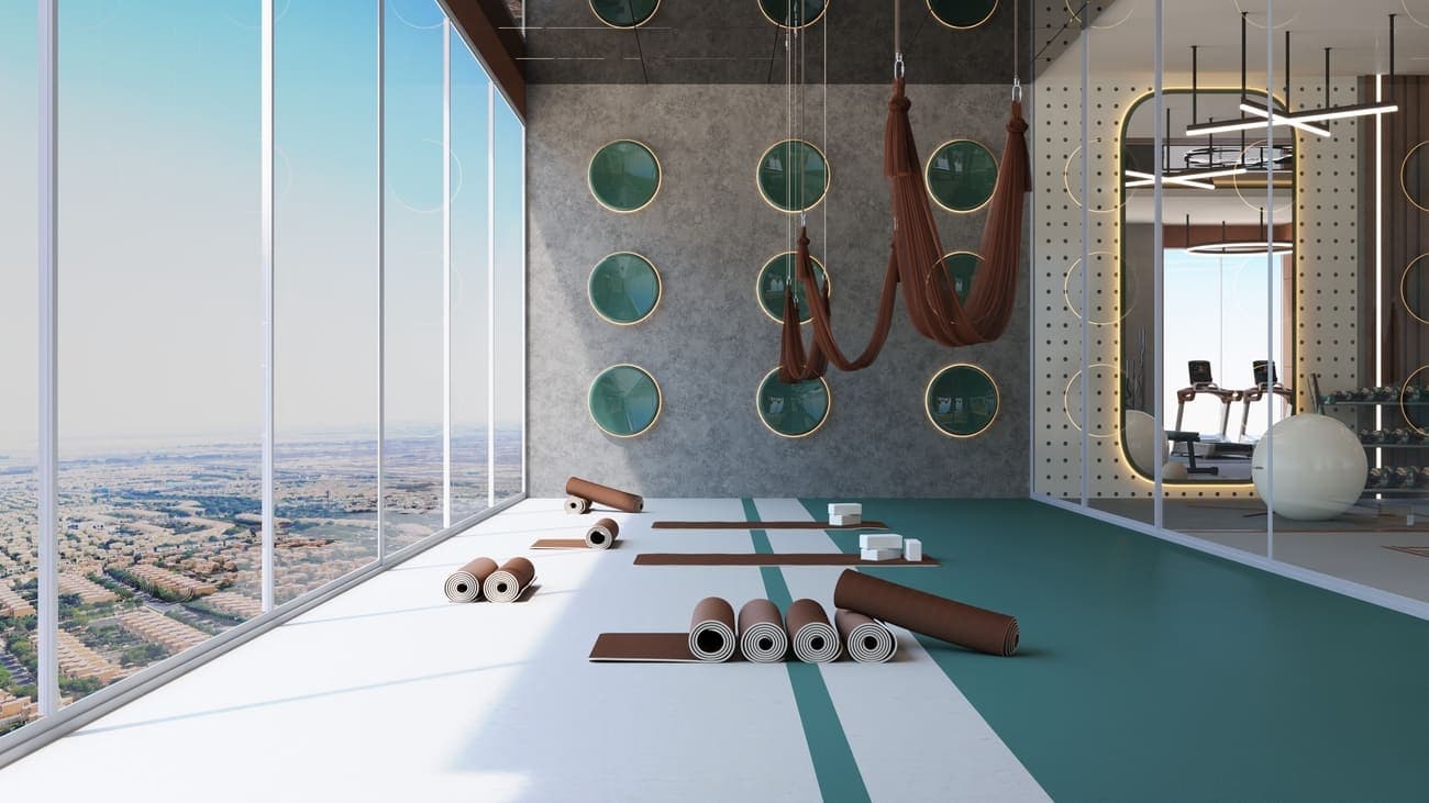 Samana Barari Lagoons amenity Yoga Area - Majan, Dubai - by Samana