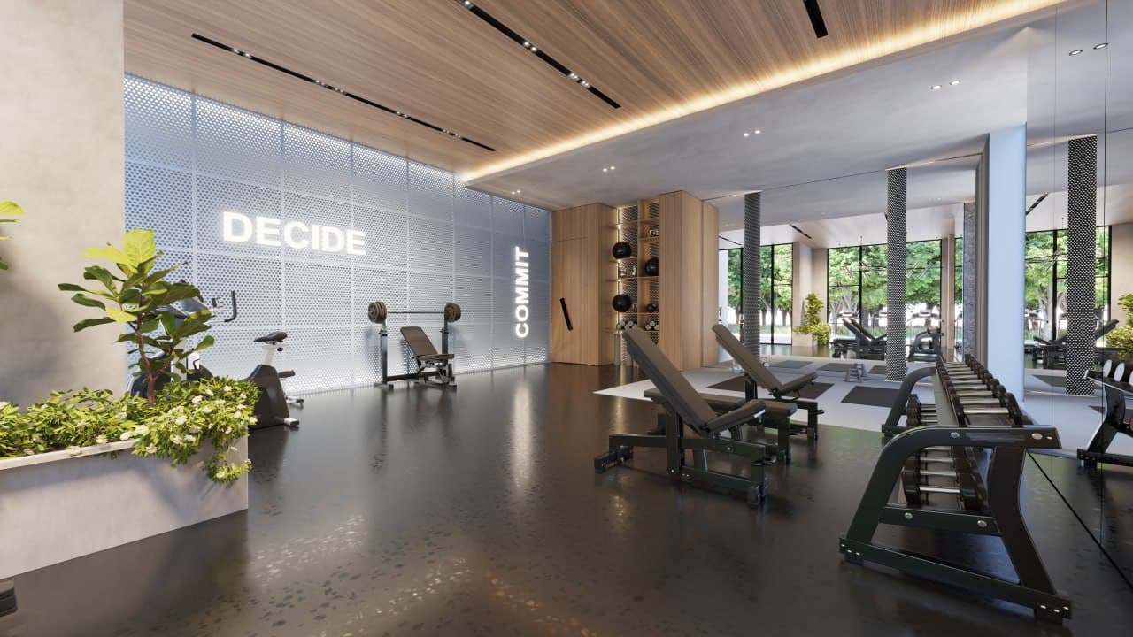 Samana Barari Views 2 amenity Outdoor Gym - Majan, Dubai - by Samana