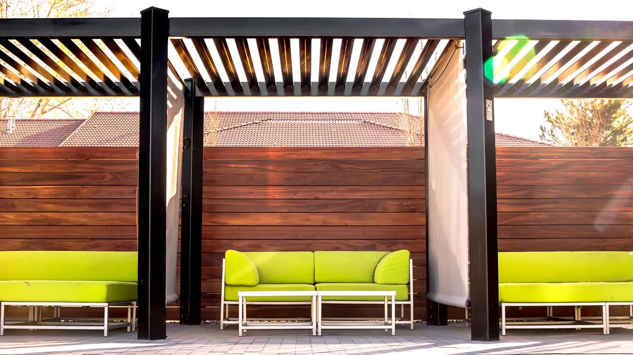Samana Boulevard Heights amenity Shaded Lounge Deck - Wadi Al Safa 5, Dubai - by Samana