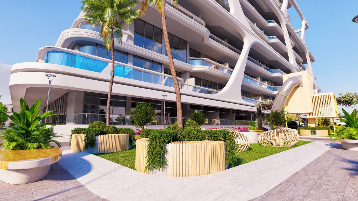 Samana California amenity Green Area - Discovery Gardens, Dubai - by Samana