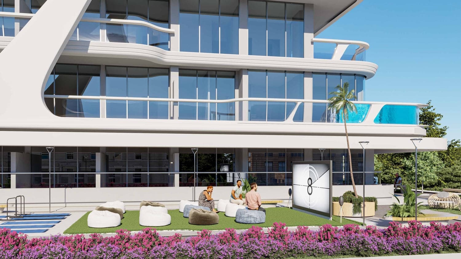 Samana California amenity Outdoor Cinema - Discovery Gardens, Dubai - by Samana