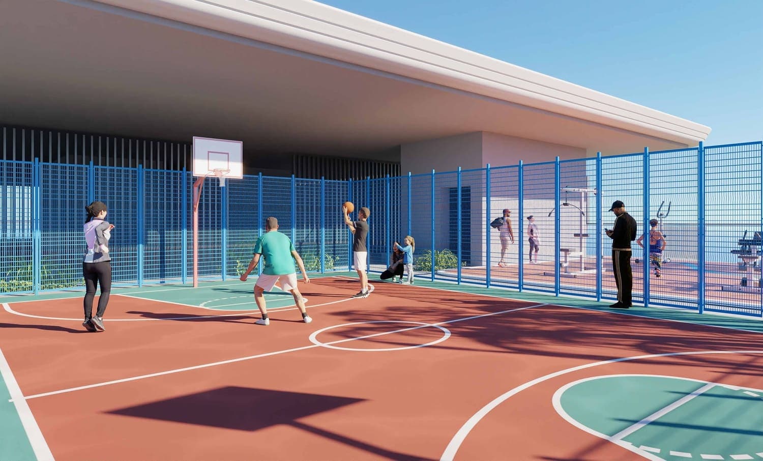 Samana California amenity Sport Courts - Discovery Gardens, Dubai - by Samana
