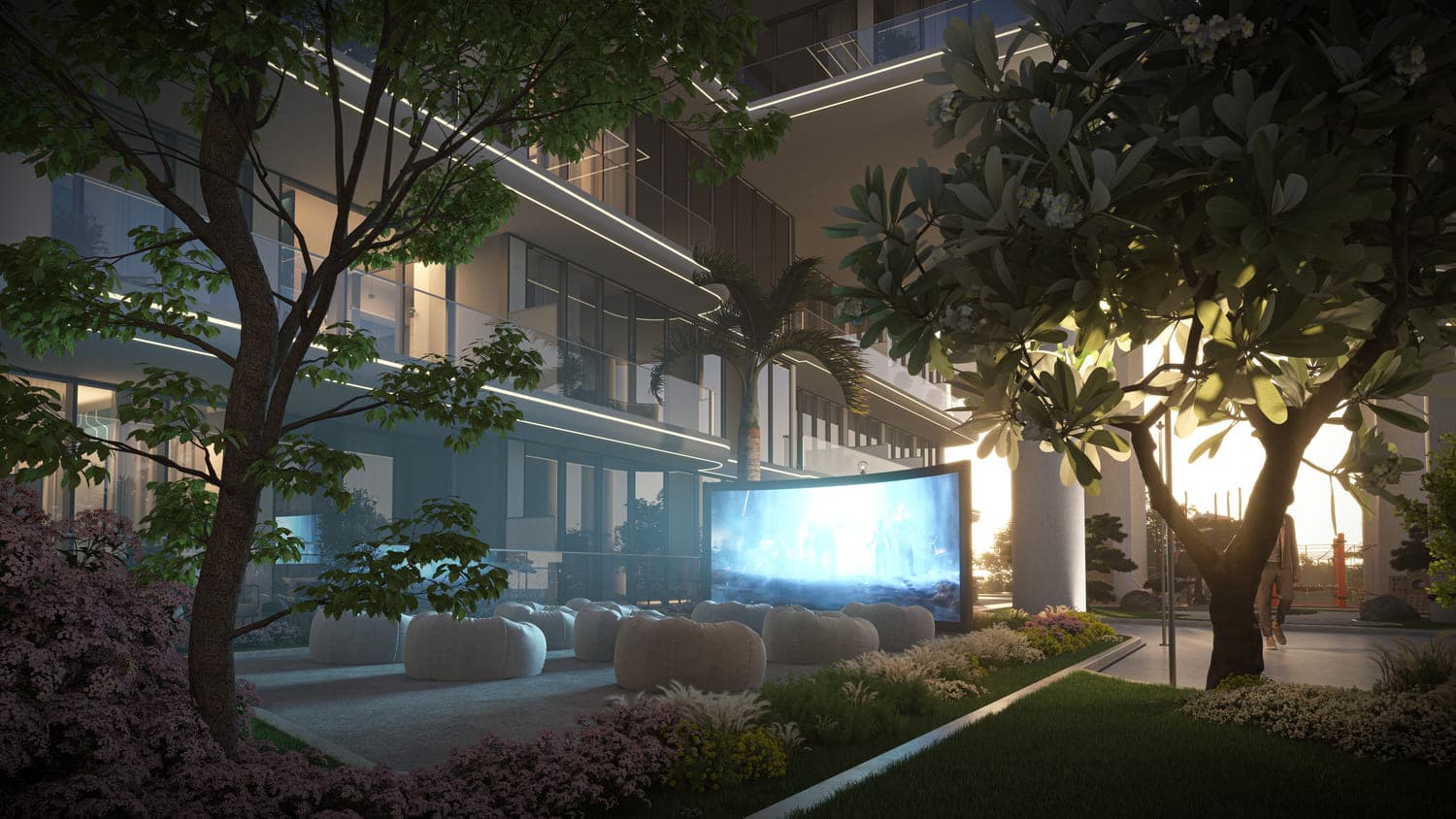 Samana Hills South 2 amenity Outdoor Cinema - Dubai Industrial City, Dubai - by Samana