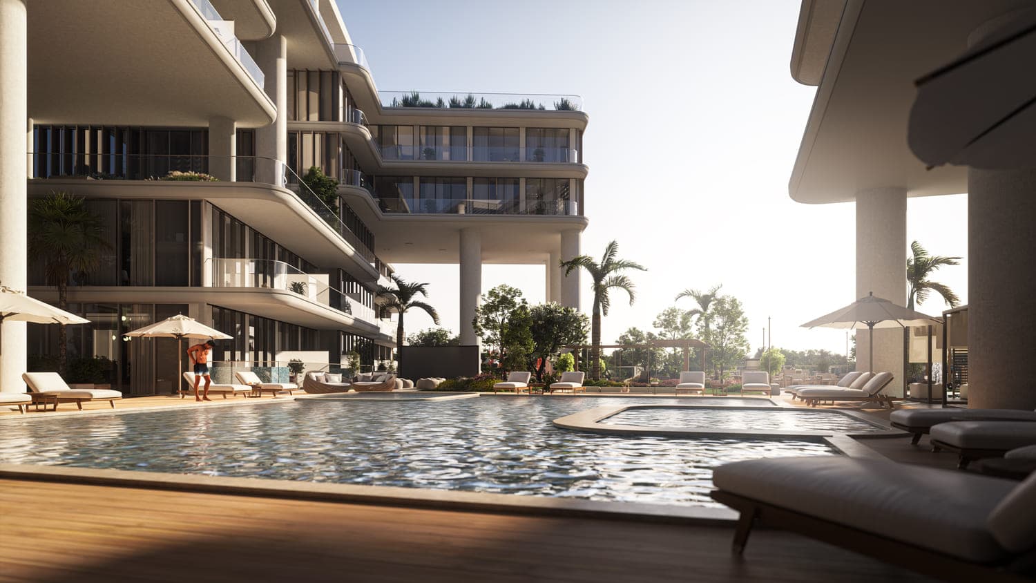 Samana Hills South 2 amenity Swimming Pool - Dubai Industrial City, Dubai - by Samana