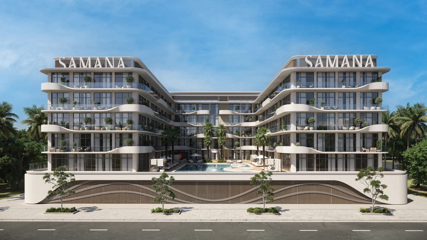 Samana Hills South 3 exterior view - Dubai Industrial City, Dubai - by Samana