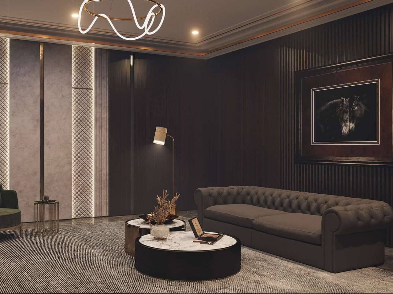 Samana Hills South amenity Cigar Lounge - Dubai Industrial City, Dubai - by Samana