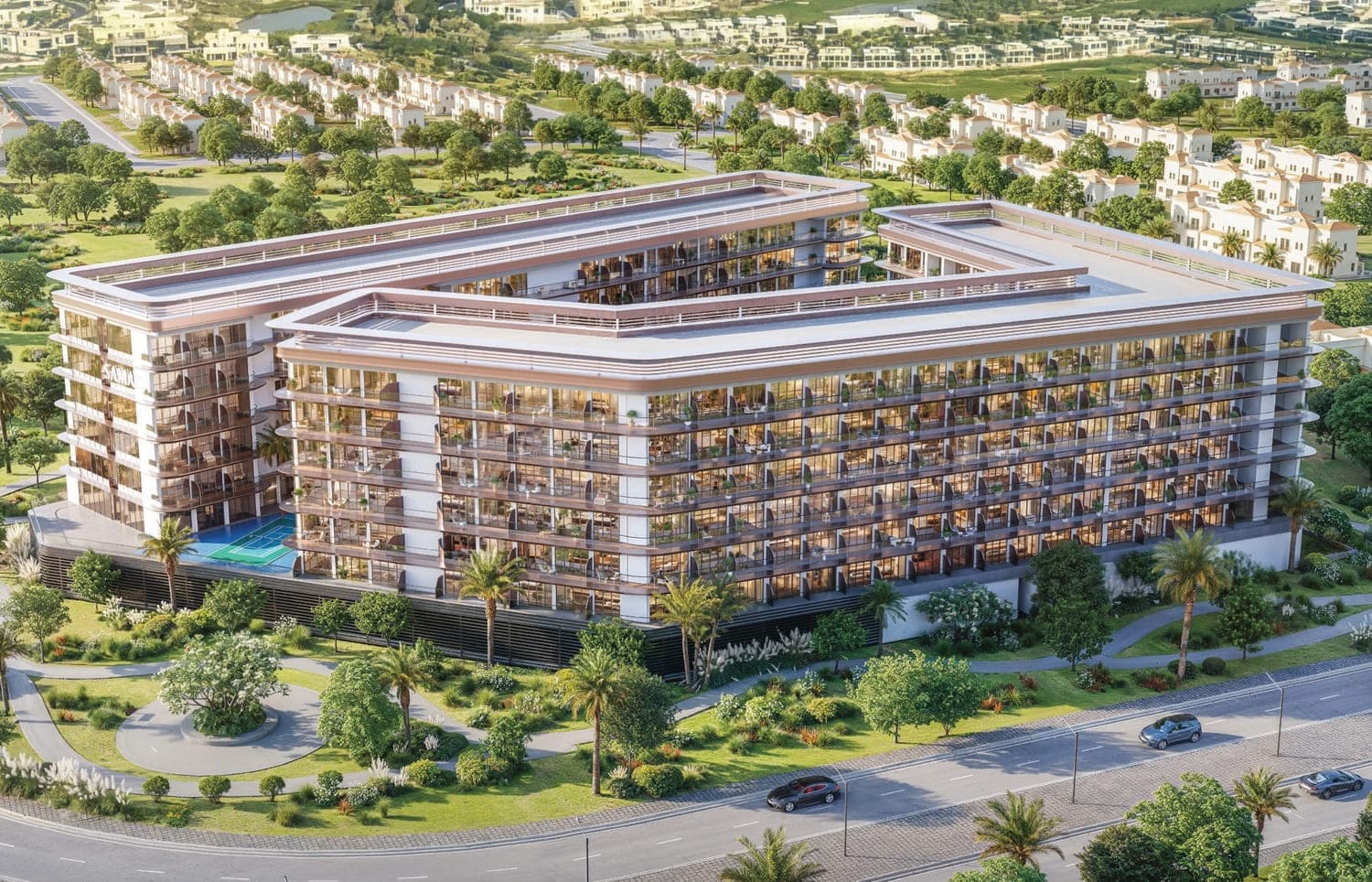 Samana Hills South exterior view - Dubai Industrial City, Dubai - by Samana