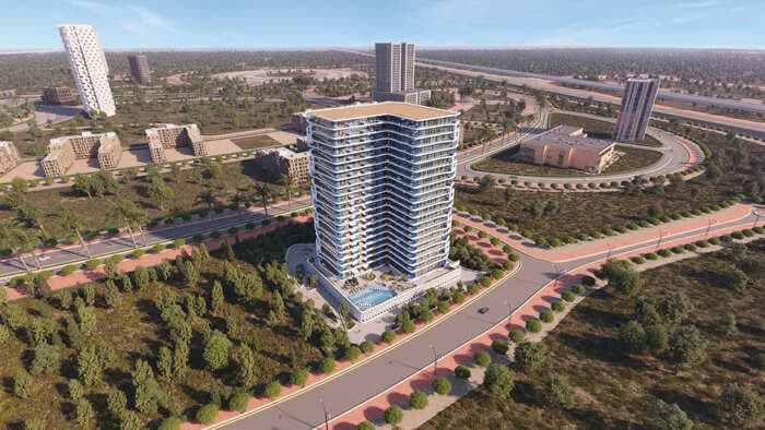 Samana Ibiza exterior view - Dubailand Residence Complex, Dubai - by Samana
