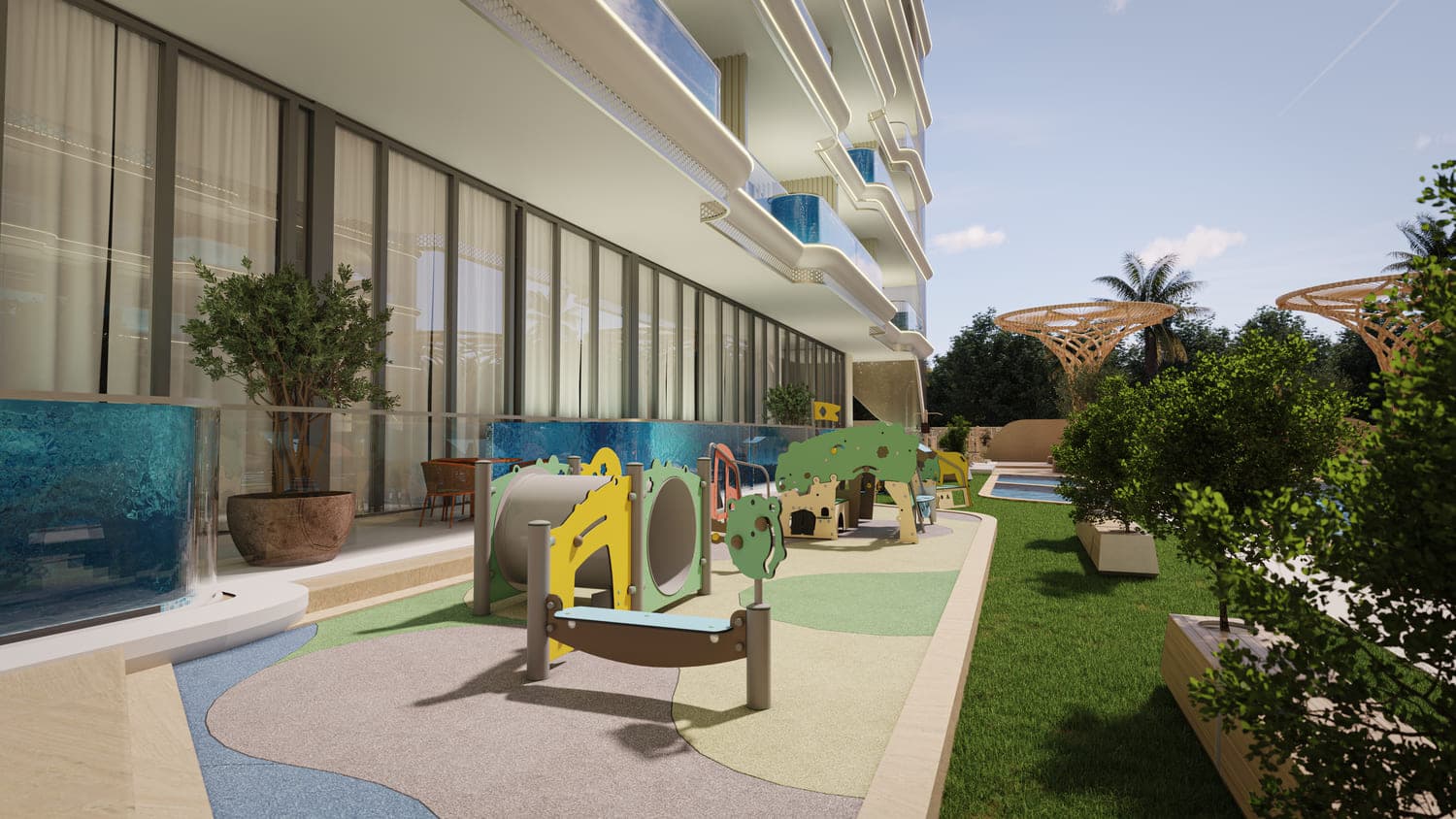 Samana Imperial Garden amenity Kids' Area - Arjan, Dubai - by Samana