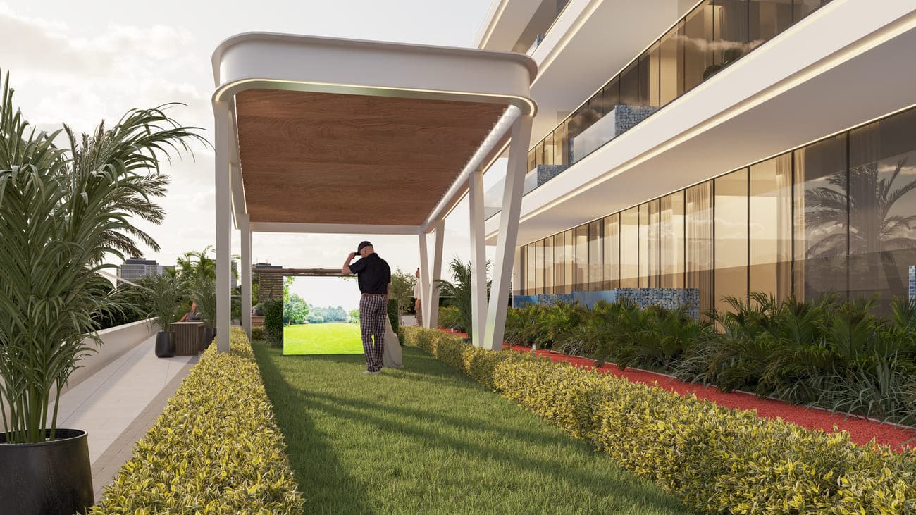 Samana Lake Views 2 amenity Golf - Dubai Production City, Dubai - by Samana