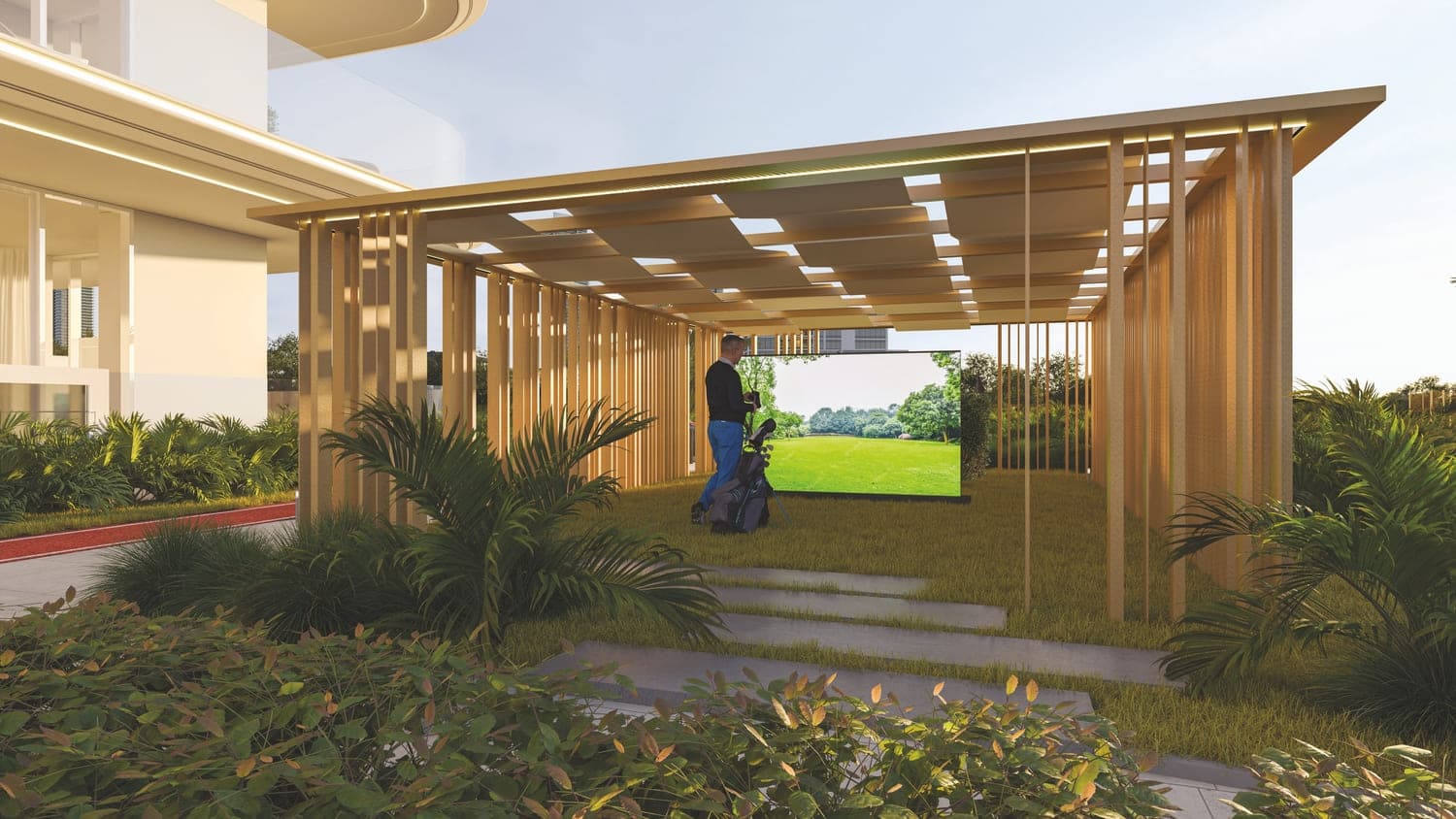 Samana Lake Views amenity Outdoor Cinema - Dubai Production City, Dubai - by Samana