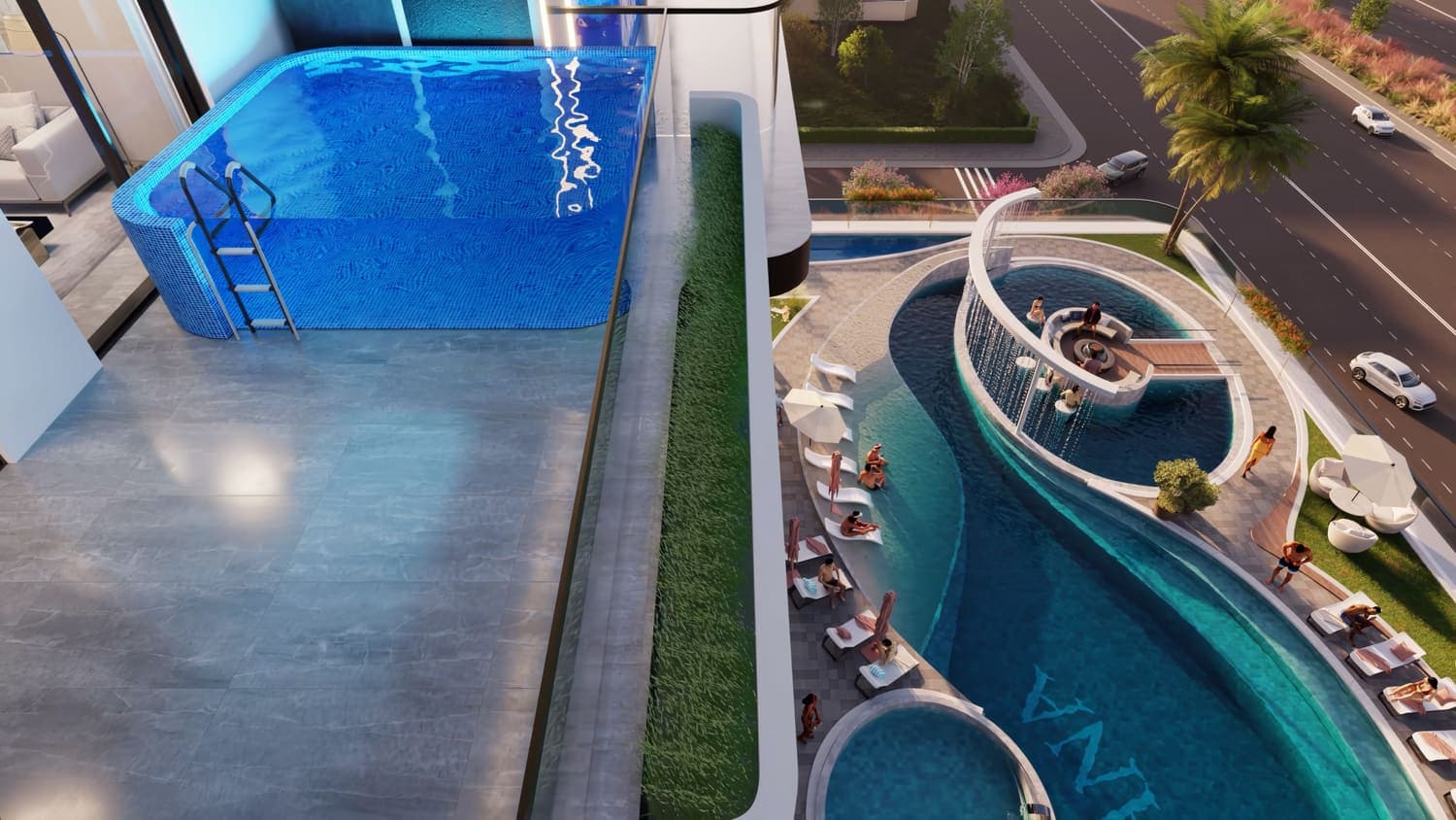 Samana Manhattan amenity Apartments With Private Pools - JVC (Jumeirah Village Circle), Dubai - by Samana