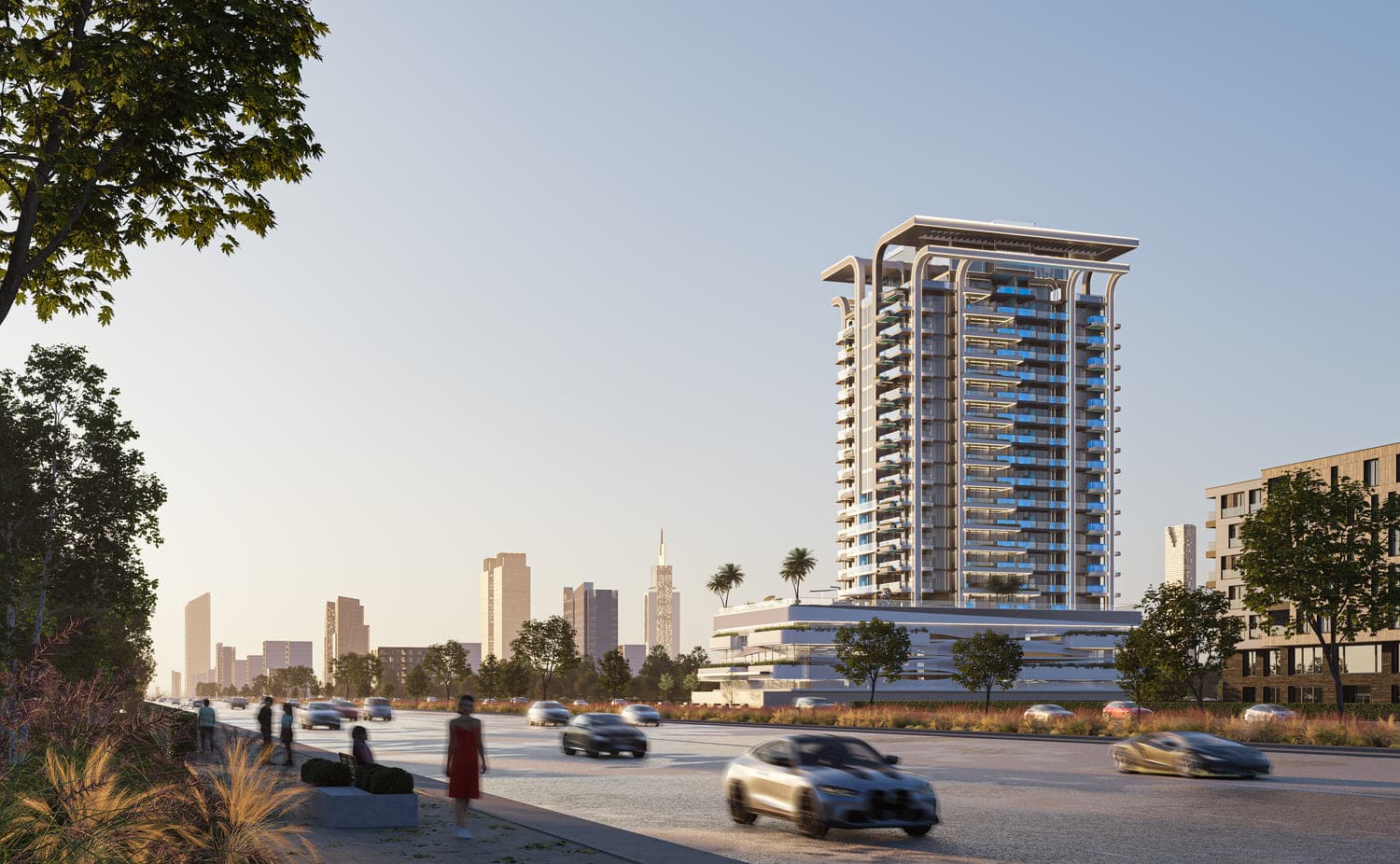 Samana Manhattan exterior view - JVC (Jumeirah Village Circle), Dubai - by Samana