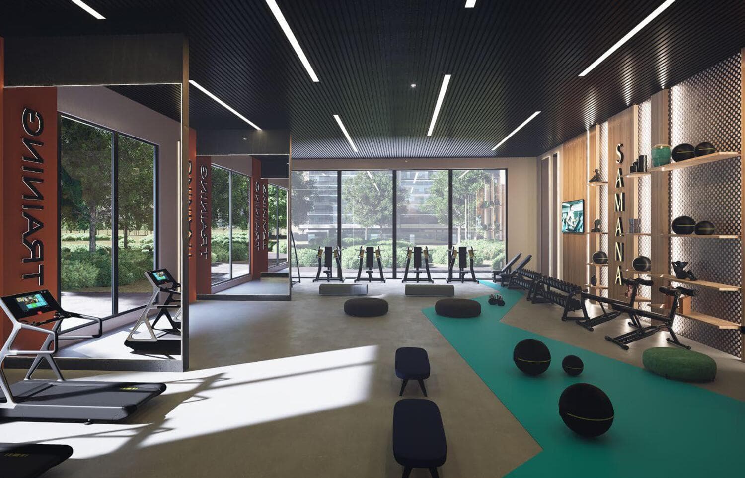 Samana Ocean Bay amenity Gym - Dubai Islands, Dubai - by Samana