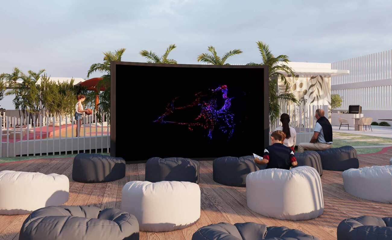 Samana Park Meadows amenity Outdoor Cinema - Dubailand Residence Complex, Dubai - by Samana