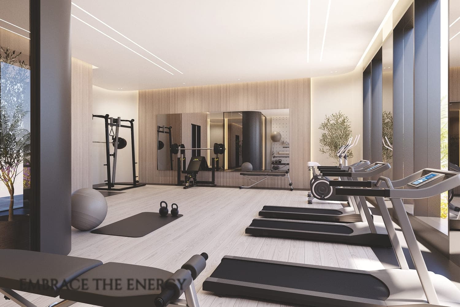 Samana Portofino amenity Indoor & Outdoor Gym - Dubai Production City, Dubai - by Samana