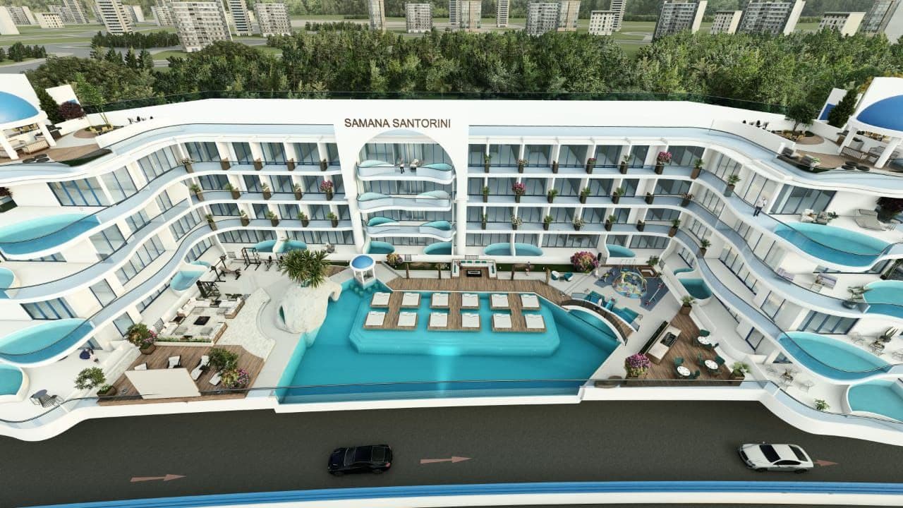 Samana Santorini amenity Private Pools Inside Apartments - Dubai Studio City, Dubai - by Samana