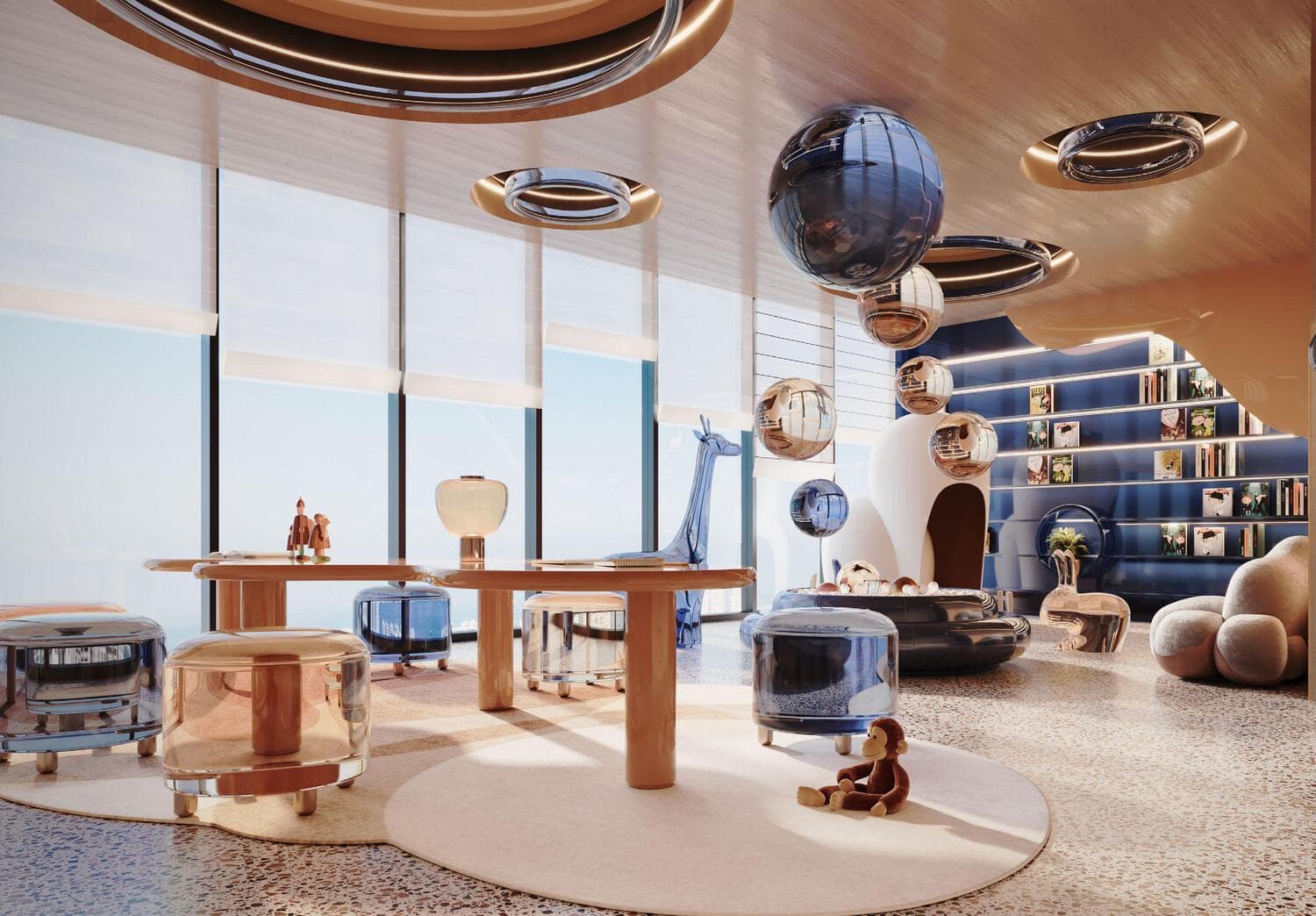 Samana Sky Views amenity Outdoor Kids Play Area & Kids Day Care - Dubai Production City, Dubai - by Samana